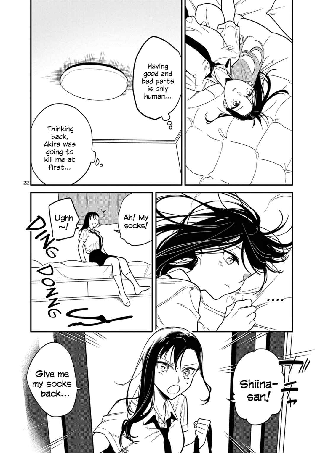 Usotsuki Satsuki wa Shi ga Mieru Chapter 37 page 21