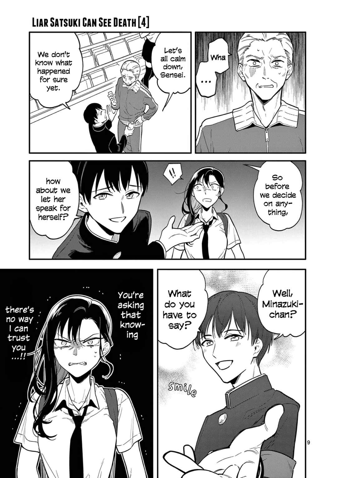 Usotsuki Satsuki wa Shi ga Mieru Chapter 37 page 8