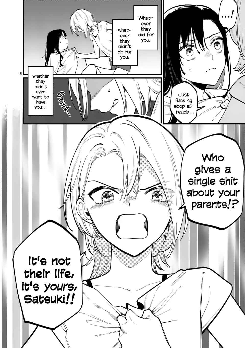 Usotsuki Satsuki wa Shi ga Mieru Chapter 58 page 7