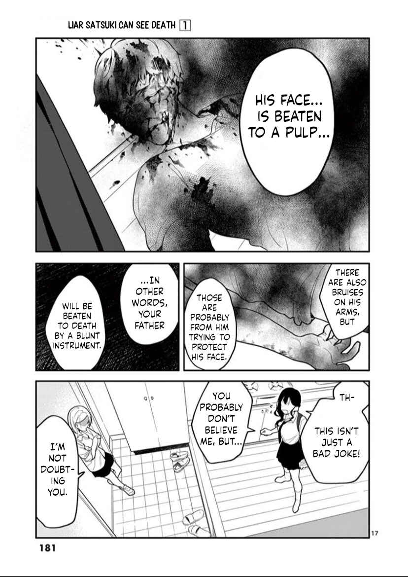 Usotsuki Satsuki wa Shi ga Mieru Chapter 7 page 16