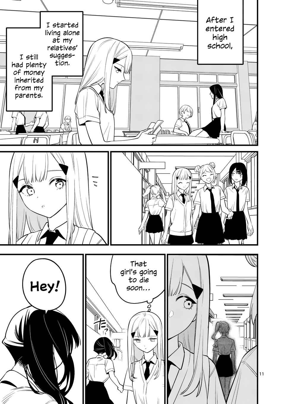 Usotsuki Satsuki wa Shi ga Mieru Chapter 81 page 10