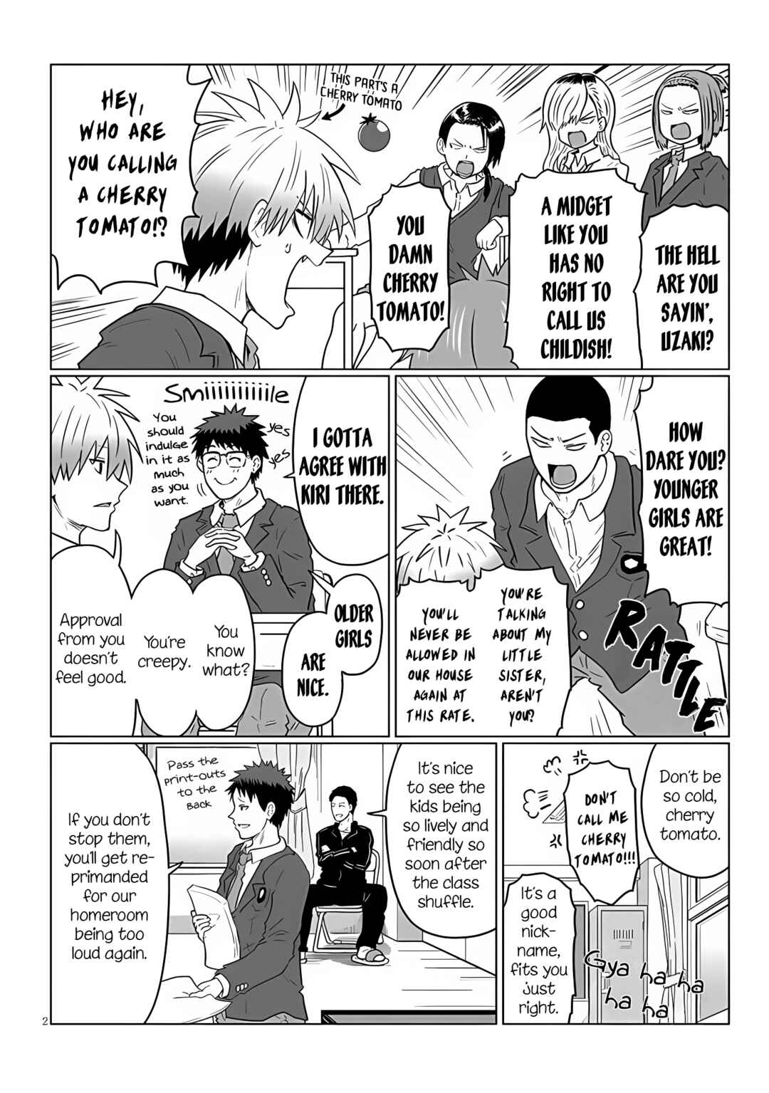 Uzaki-chan wa Asobitai! Chapter 112 page 1