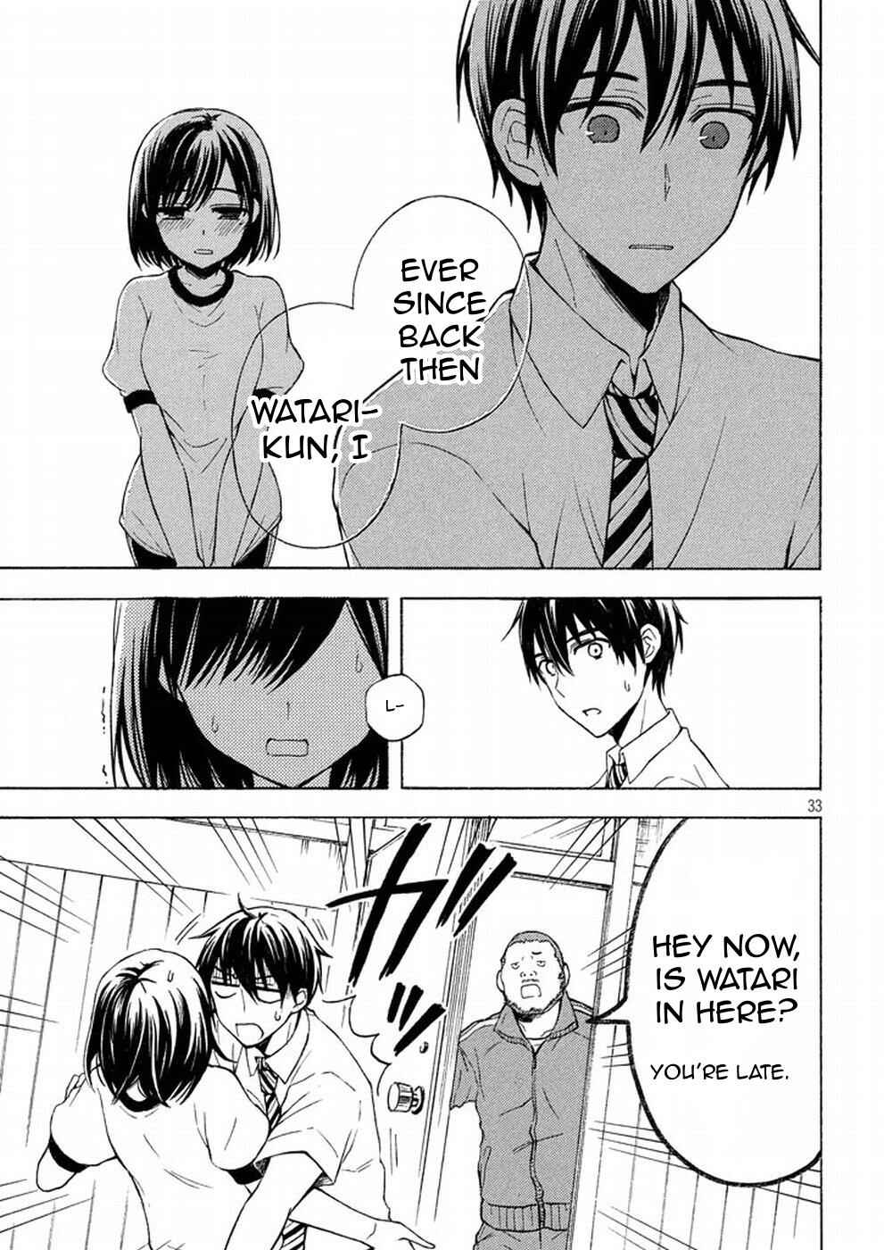 Watari-kun no ×× ga Houkai Sunzen Chapter 19 page 32