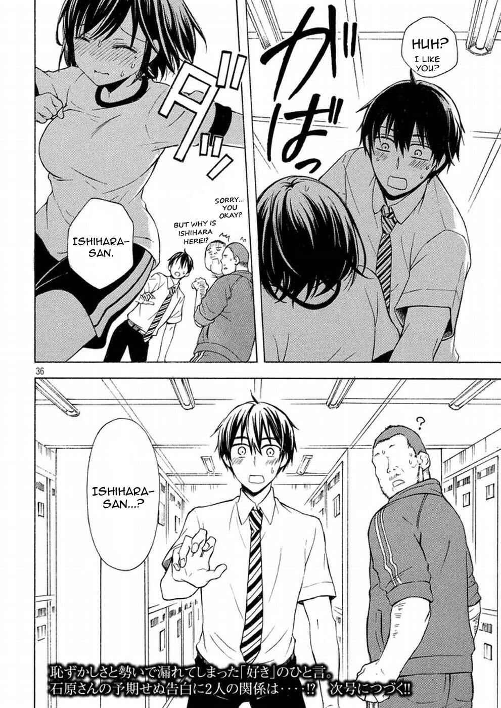 Watari-kun no ×× ga Houkai Sunzen Chapter 19 page 34