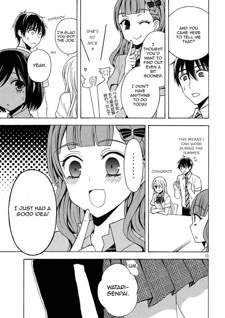 Watari-kun no ×× ga Houkai Sunzen Chapter 24 page 11