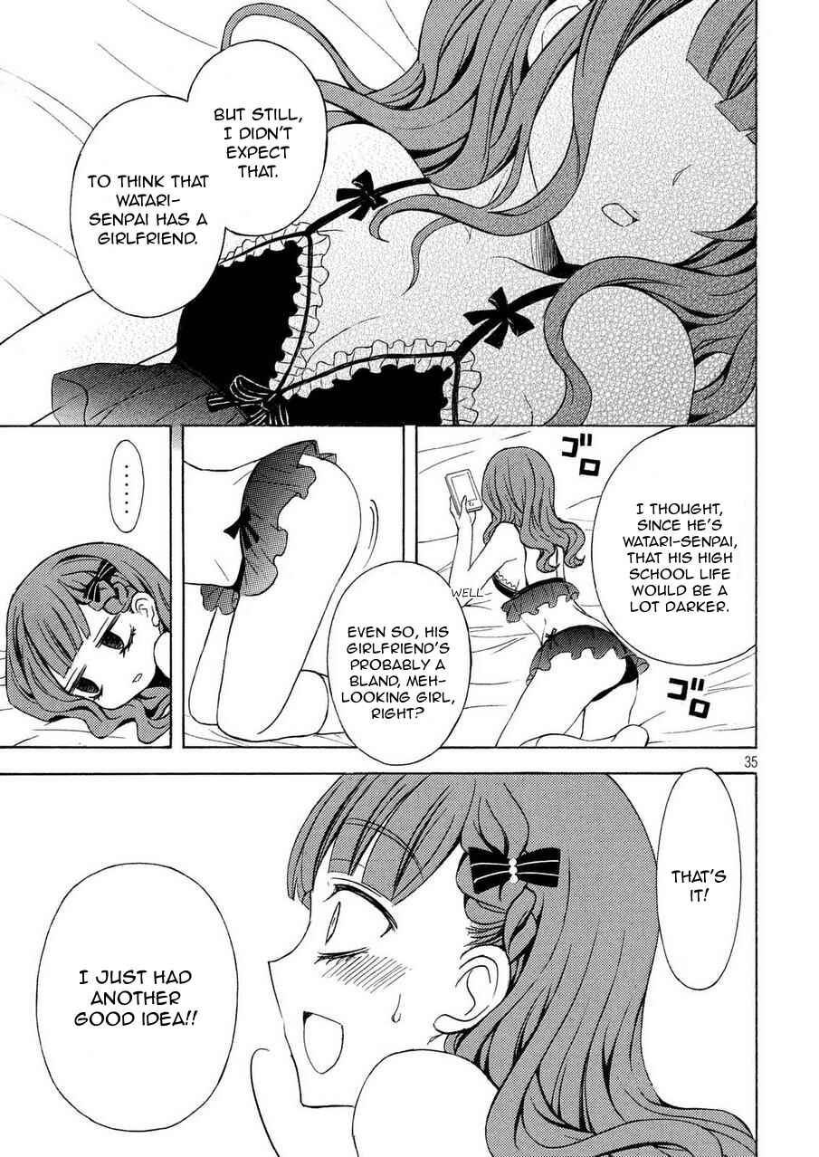 Watari-kun no ×× ga Houkai Sunzen Chapter 24 page 33