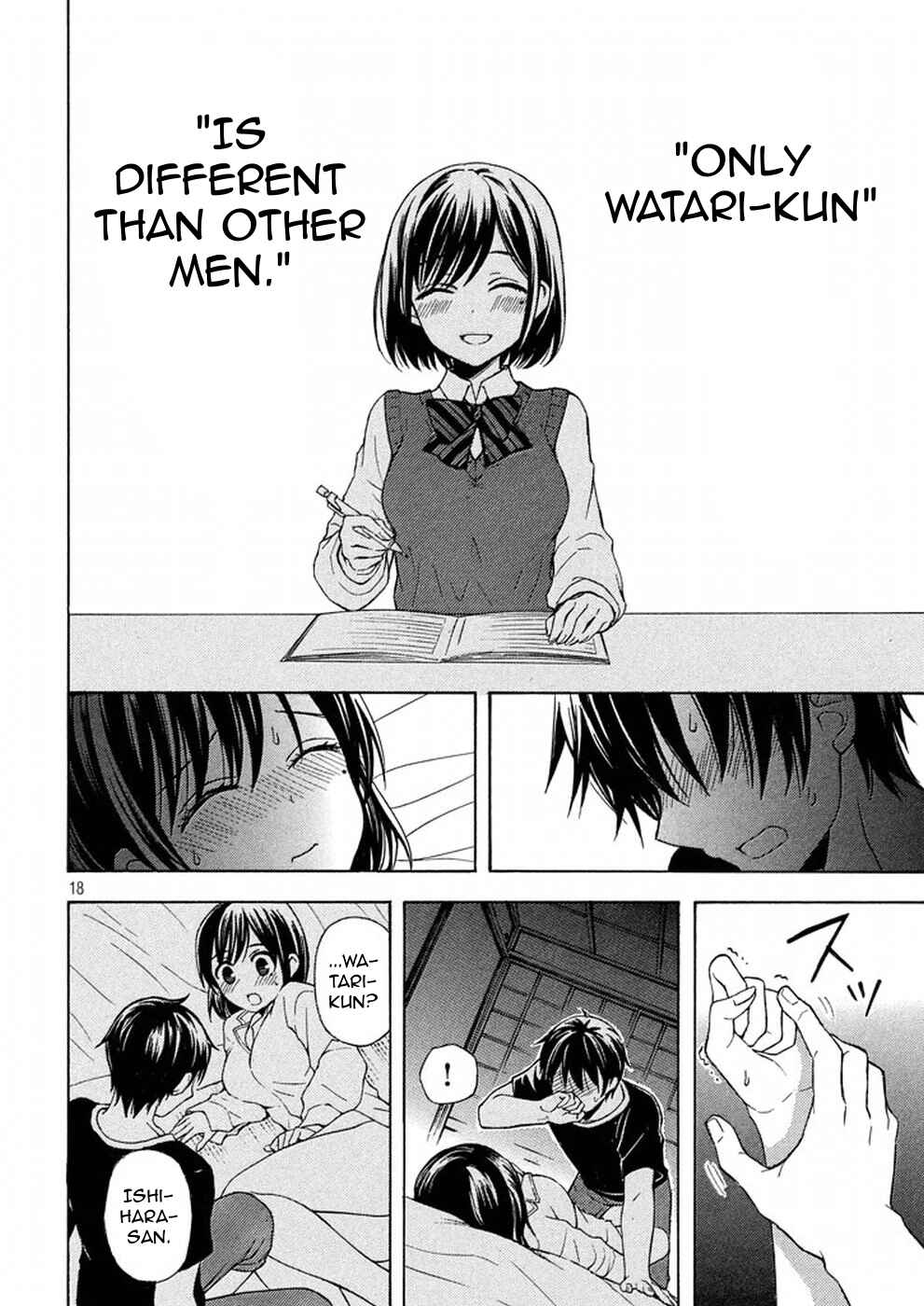 Watari-kun no ×× ga Houkai Sunzen Chapter 29 page 16