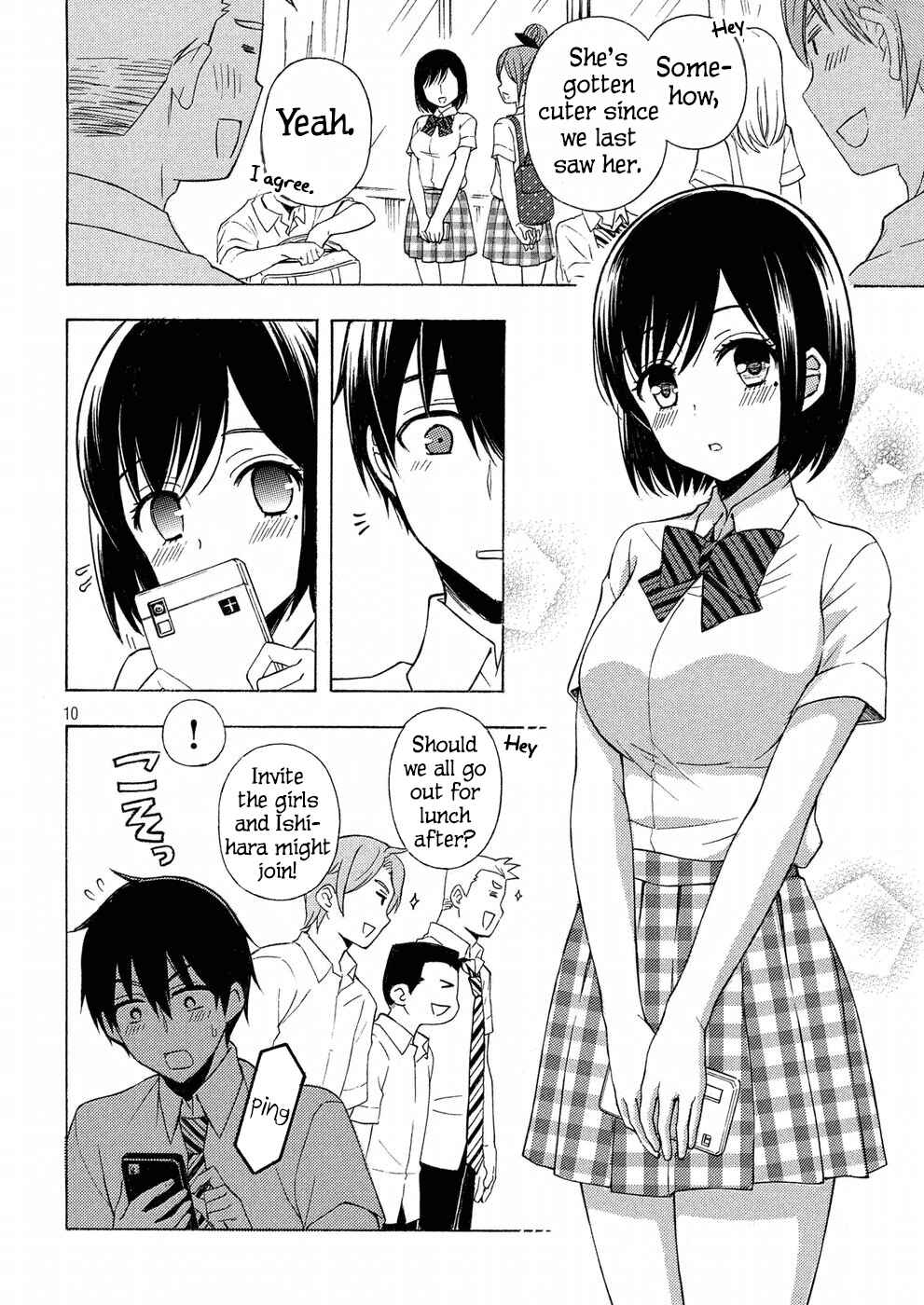 Watari-kun no ×× ga Houkai Sunzen Chapter 33 page 9