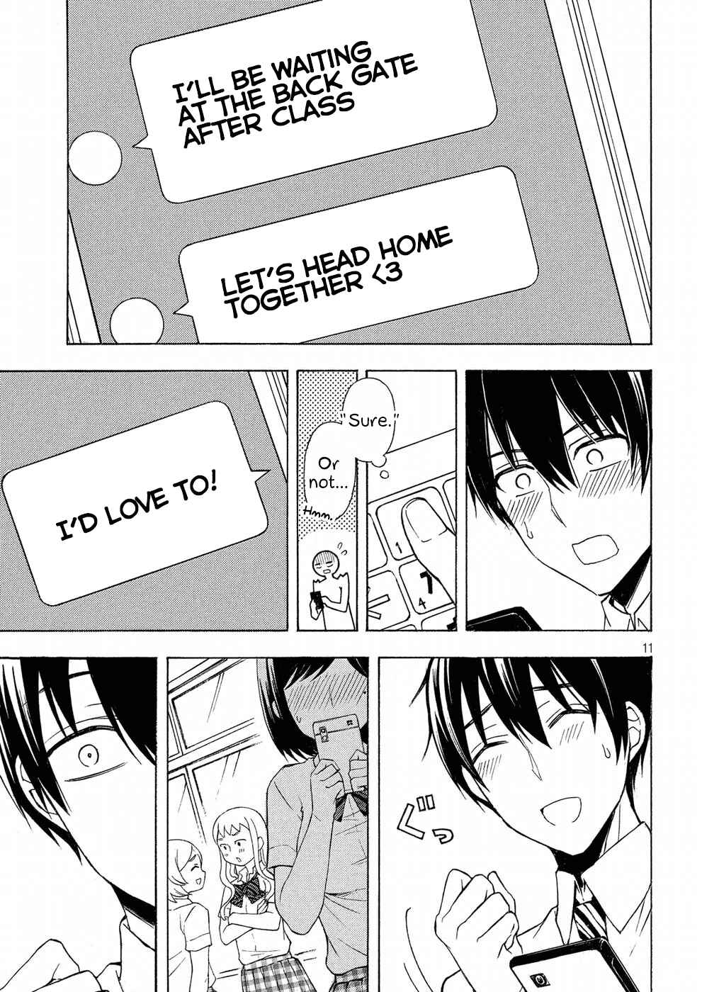 Watari-kun no ×× ga Houkai Sunzen Chapter 33 page 10