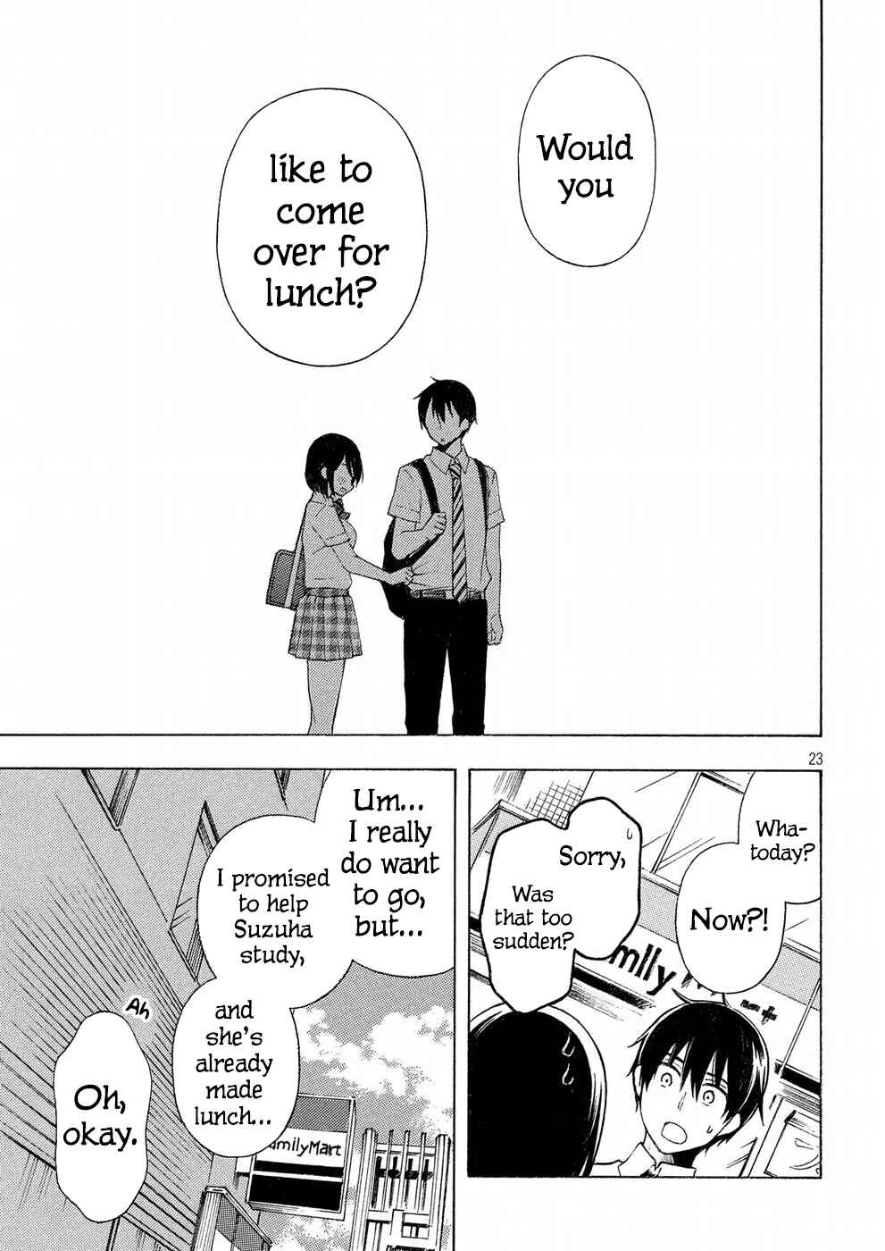 Watari-kun no ×× ga Houkai Sunzen Chapter 33 page 22