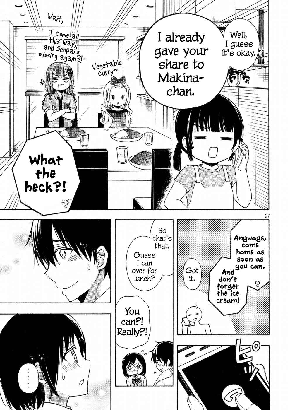 Watari-kun no ×× ga Houkai Sunzen Chapter 33 page 26