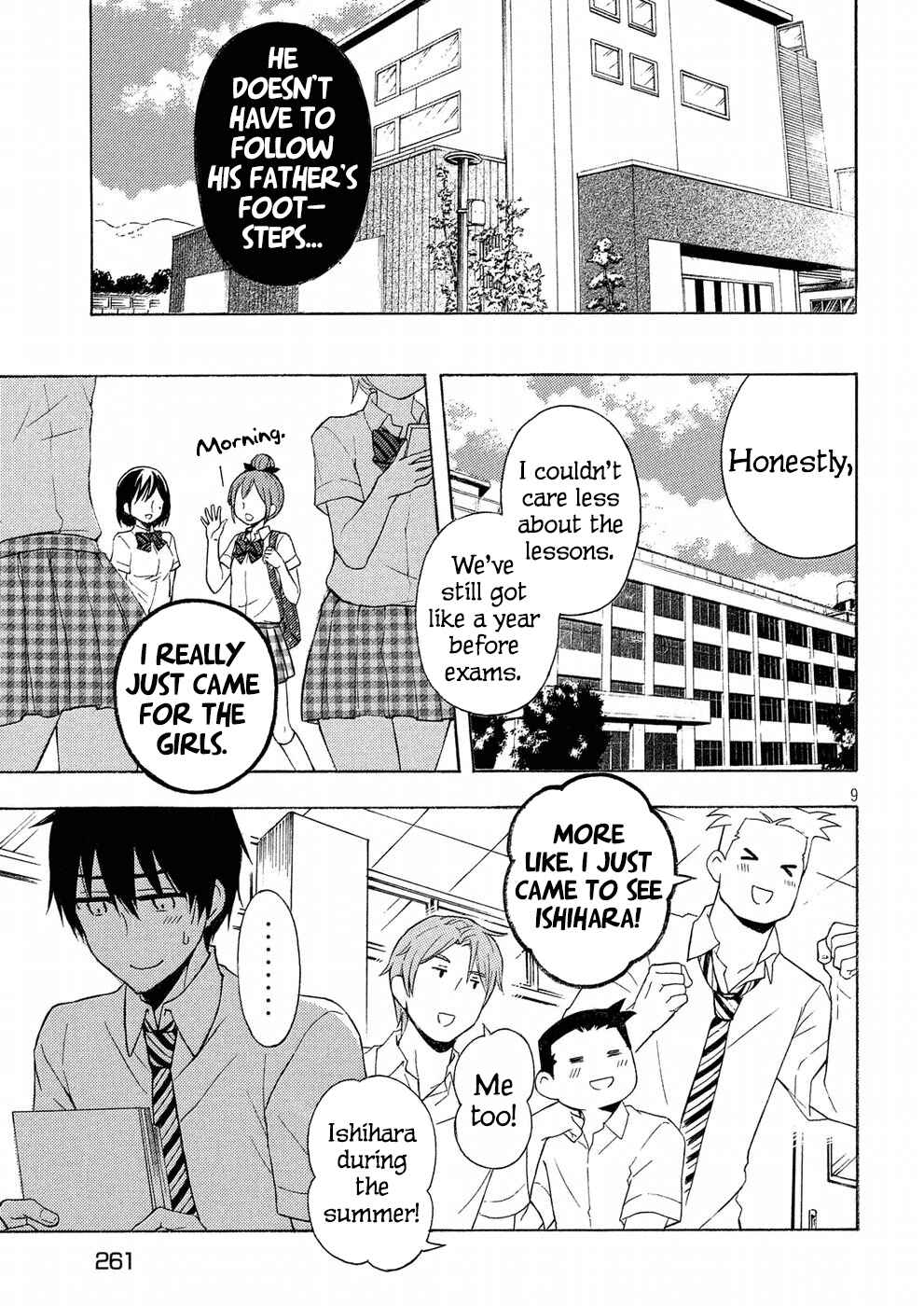 Watari-kun no ×× ga Houkai Sunzen Chapter 33 page 8