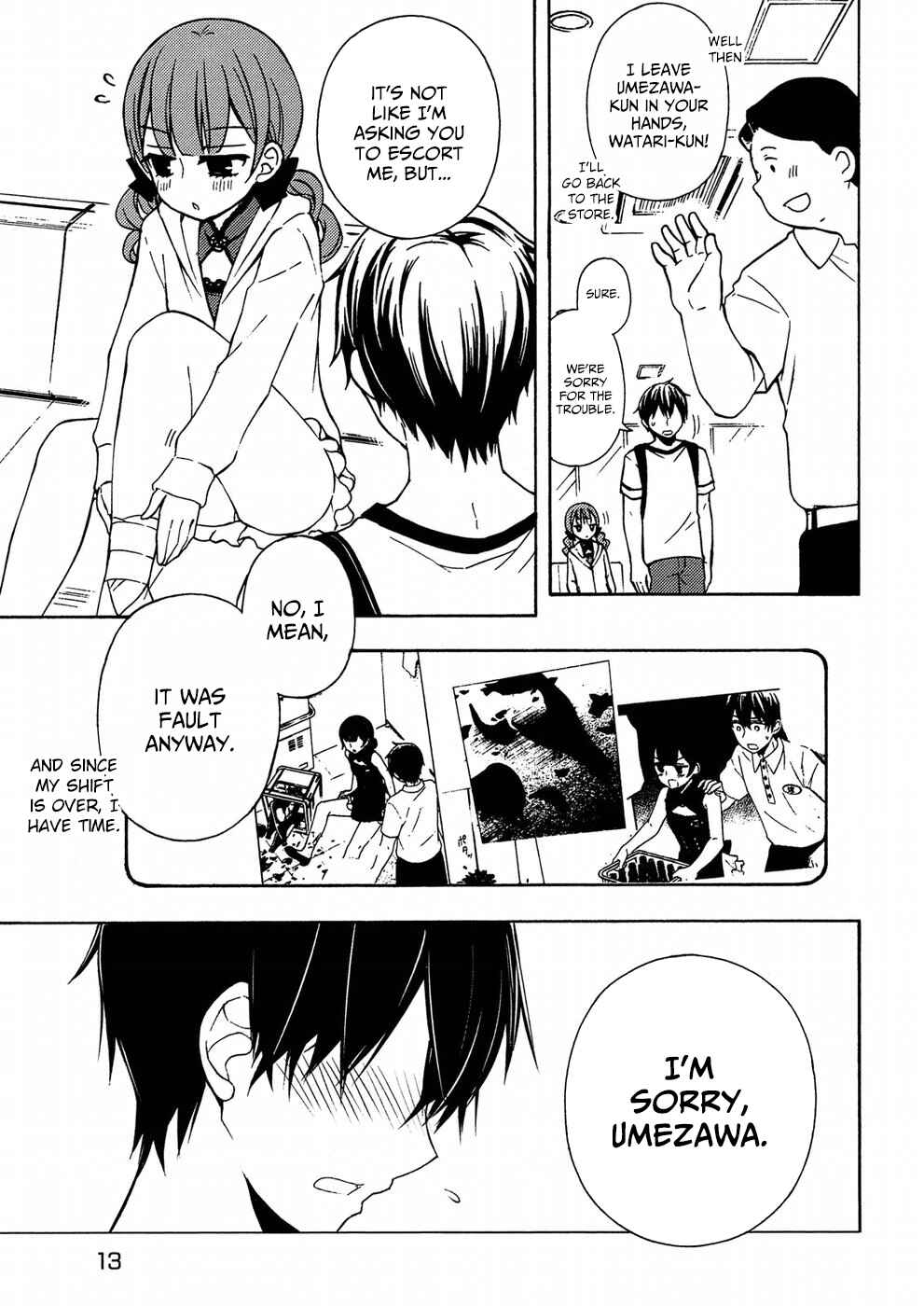 Watari-kun no ×× ga Houkai Sunzen Chapter 38 page 3