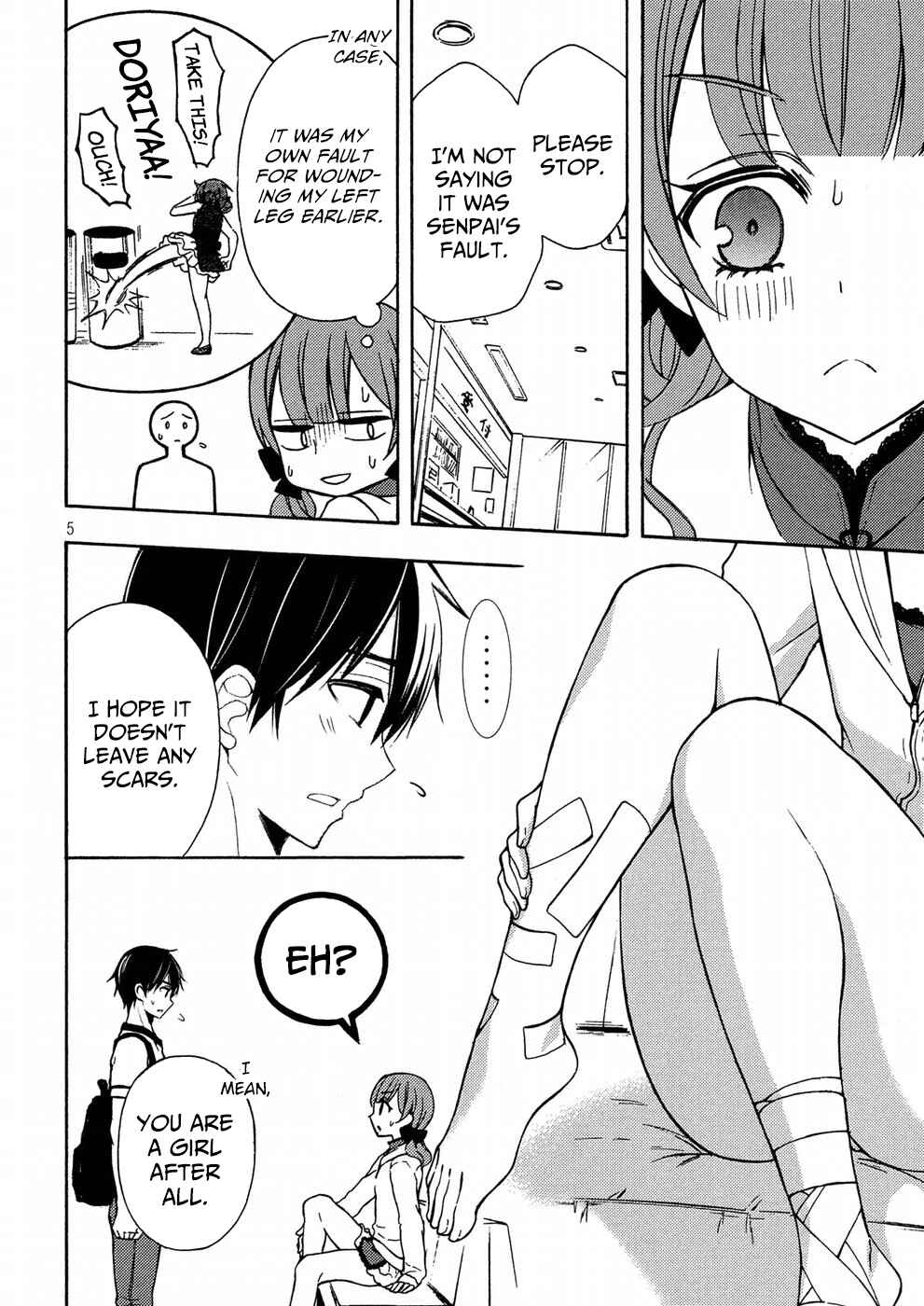 Watari-kun no ×× ga Houkai Sunzen Chapter 38 page 4