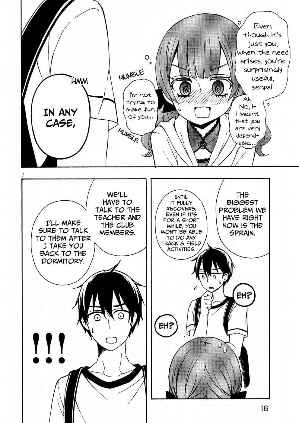 Watari-kun no ×× ga Houkai Sunzen Chapter 38 page 6