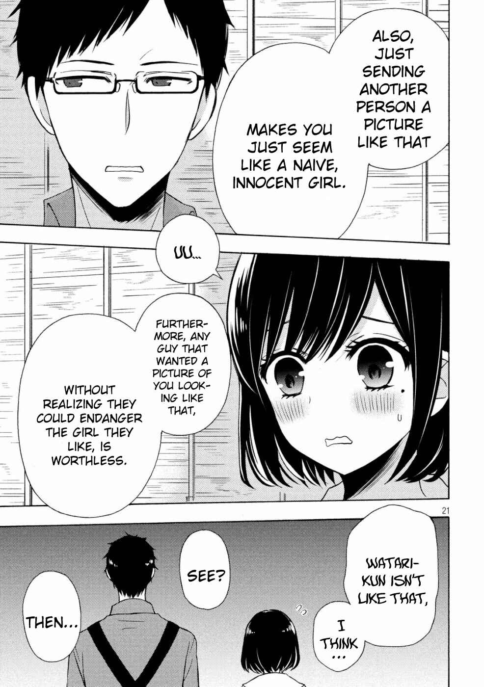 Watari-kun no ×× ga Houkai Sunzen Chapter 48 page 20