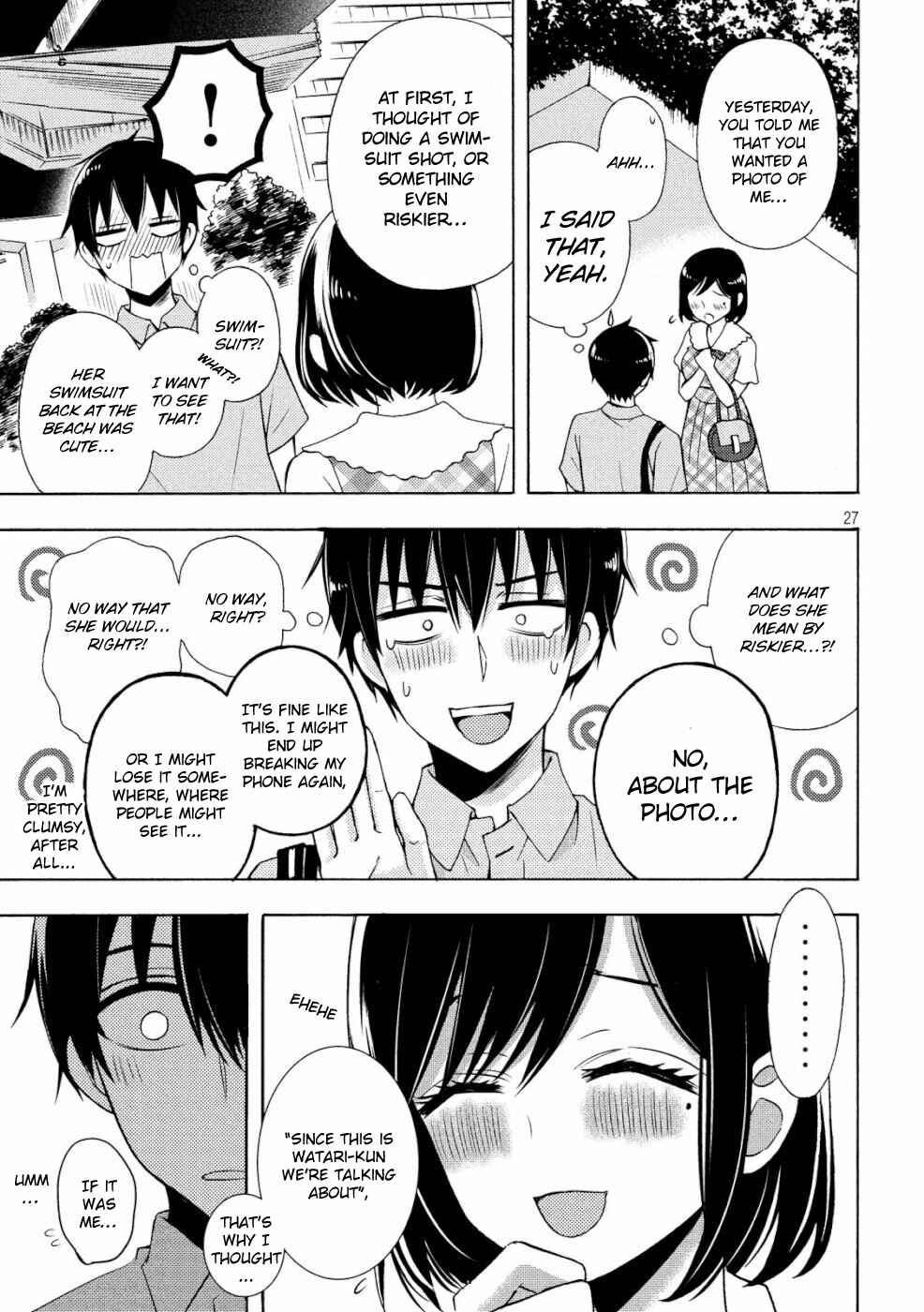 Watari-kun no ×× ga Houkai Sunzen Chapter 48 page 26