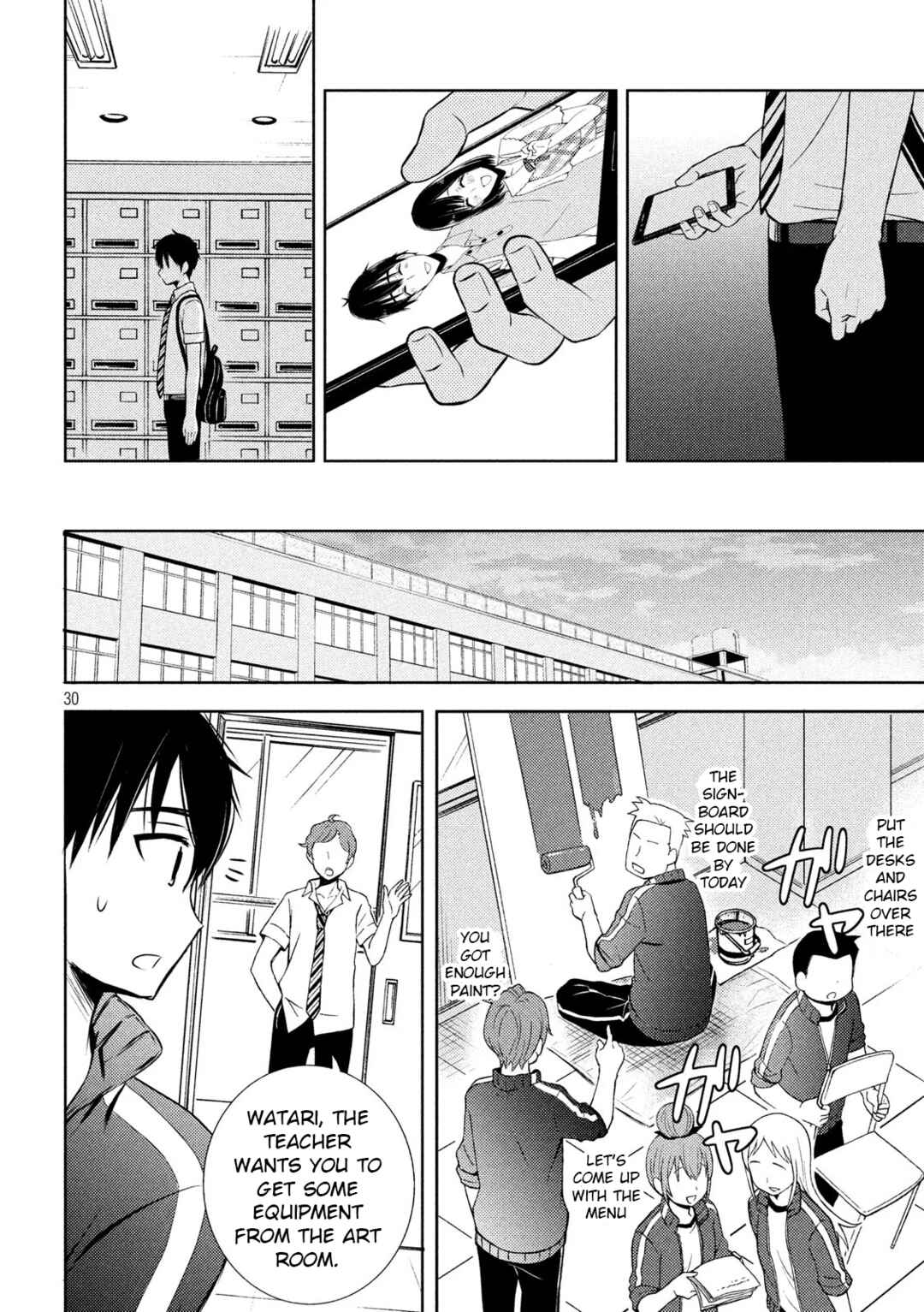 Watari-kun no ×× ga Houkai Sunzen Chapter 52 page 29