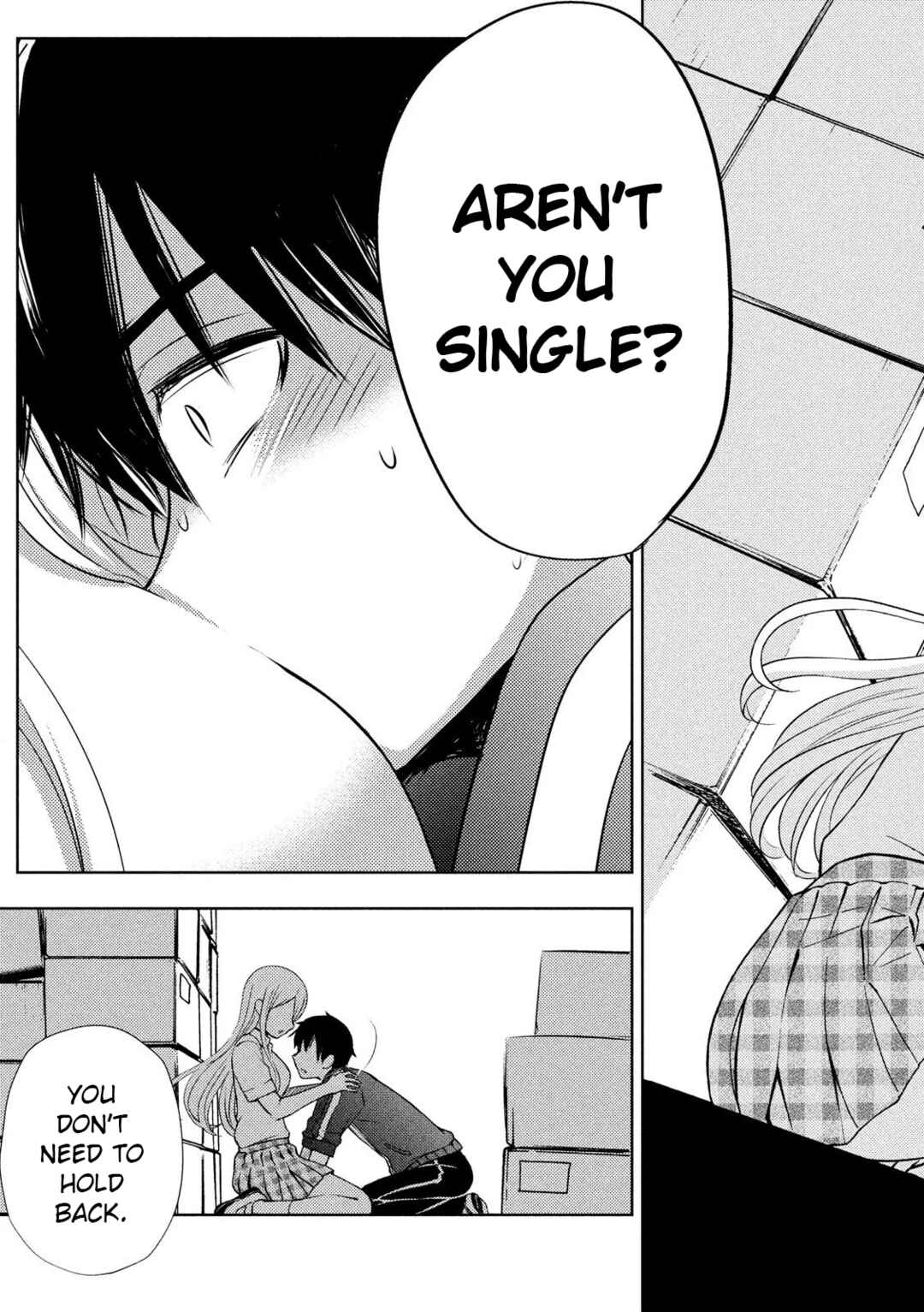 Watari-kun no ×× ga Houkai Sunzen Chapter 52 page 34