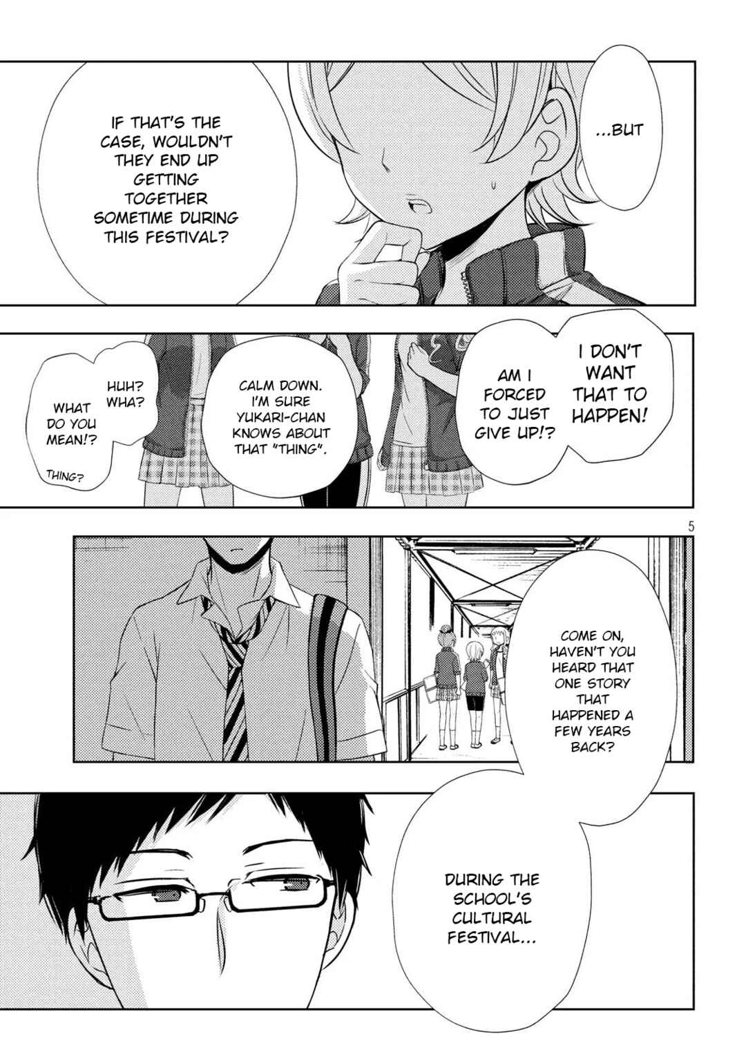 Watari-kun no ×× ga Houkai Sunzen Chapter 52 page 4