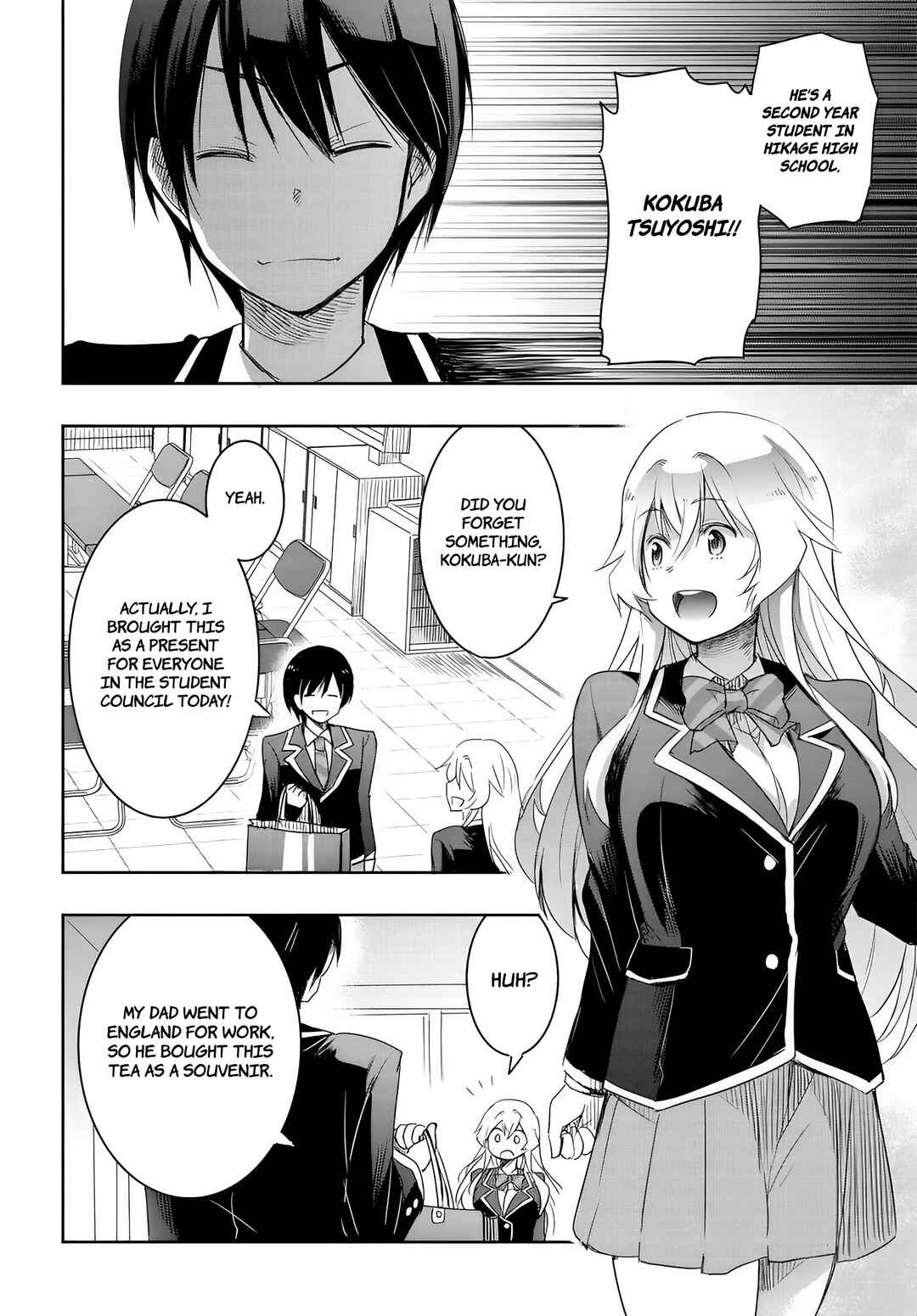 Watashi yori Tsuyoi Otoko to Kekkon shitai no – Seiso na Biji Seito Kaichou (Jitsu wa Moto Banchou) no Himitsu wo Shiru Inkya (Jitsu wa Kanojo wo Koeru Saikyou no Yankee) Chapter 11 page 9