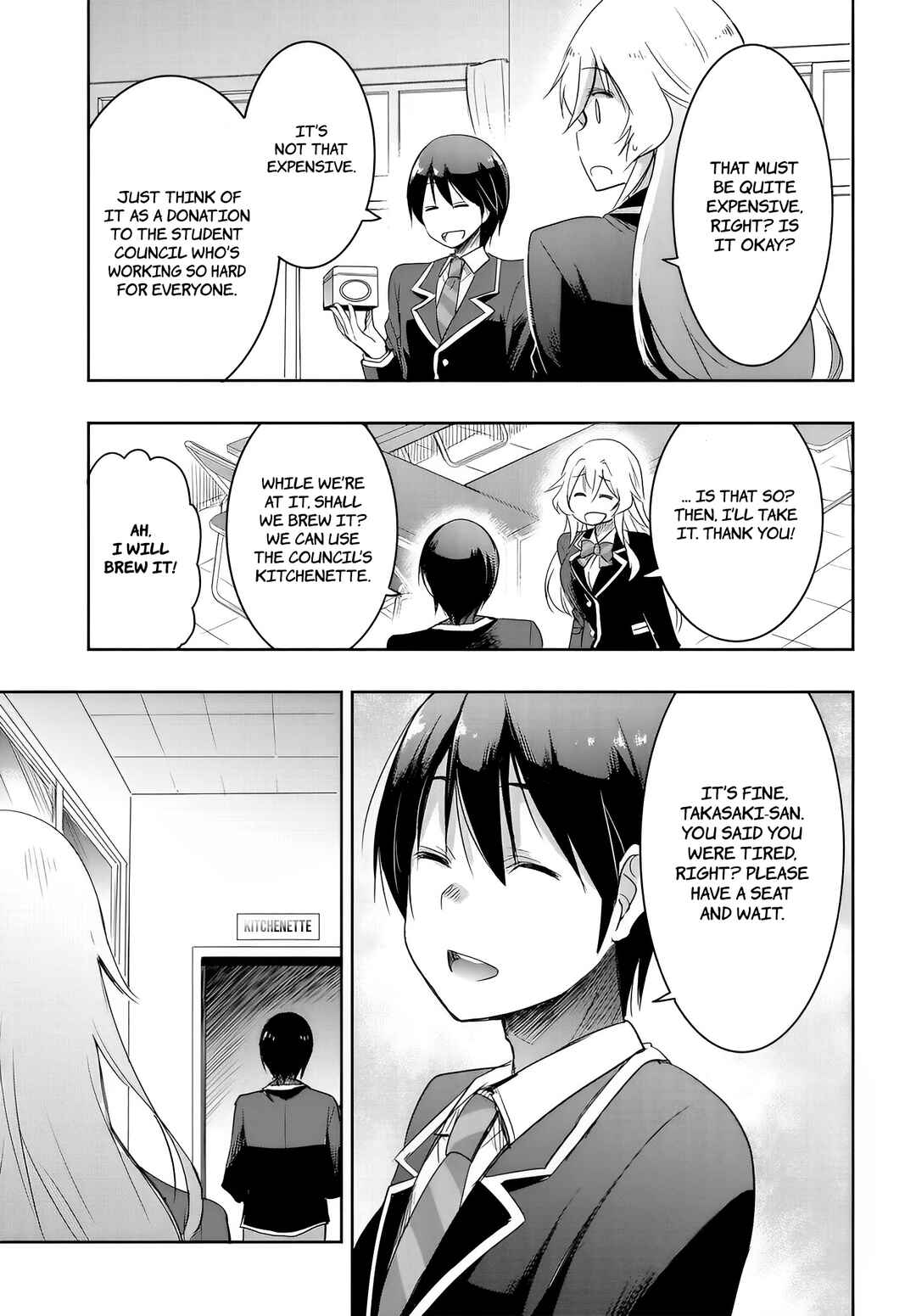 Watashi yori Tsuyoi Otoko to Kekkon shitai no – Seiso na Biji Seito Kaichou (Jitsu wa Moto Banchou) no Himitsu wo Shiru Inkya (Jitsu wa Kanojo wo Koeru Saikyou no Yankee) Chapter 11 page 10