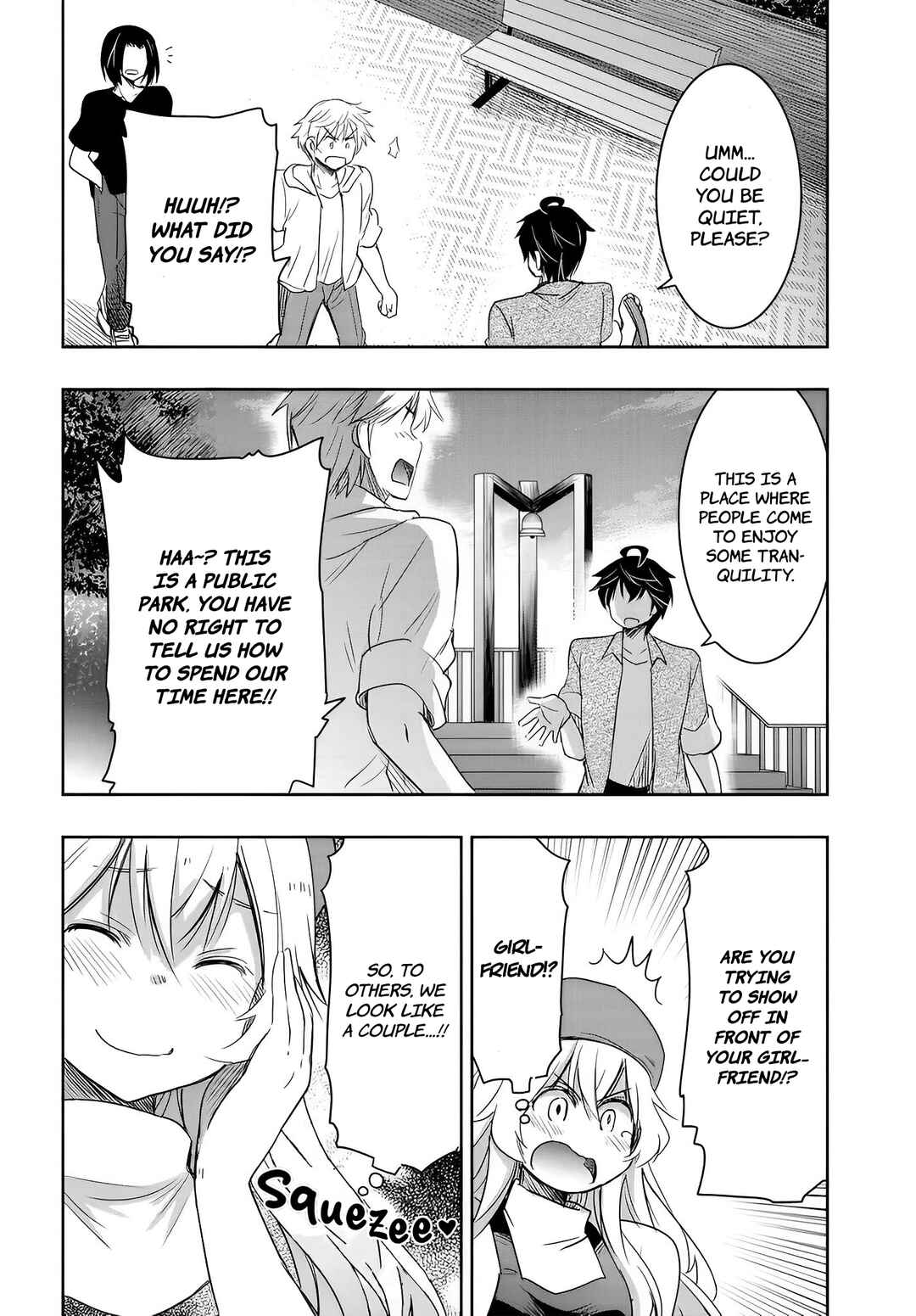 Watashi yori Tsuyoi Otoko to Kekkon shitai no – Seiso na Biji Seito Kaichou (Jitsu wa Moto Banchou) no Himitsu wo Shiru Inkya (Jitsu wa Kanojo wo Koeru Saikyou no Yankee) Chapter 9 page 12