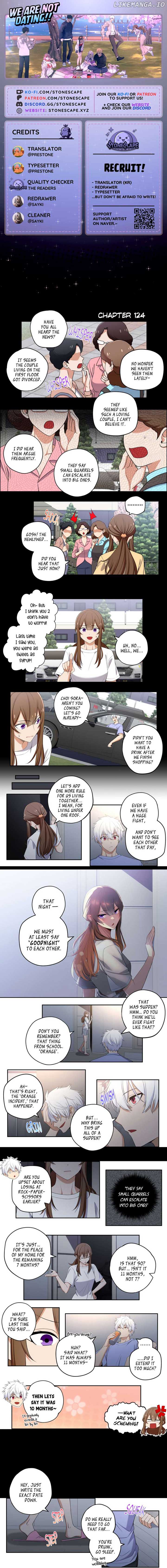 We Are Not Dating! Chapter 124 page 0