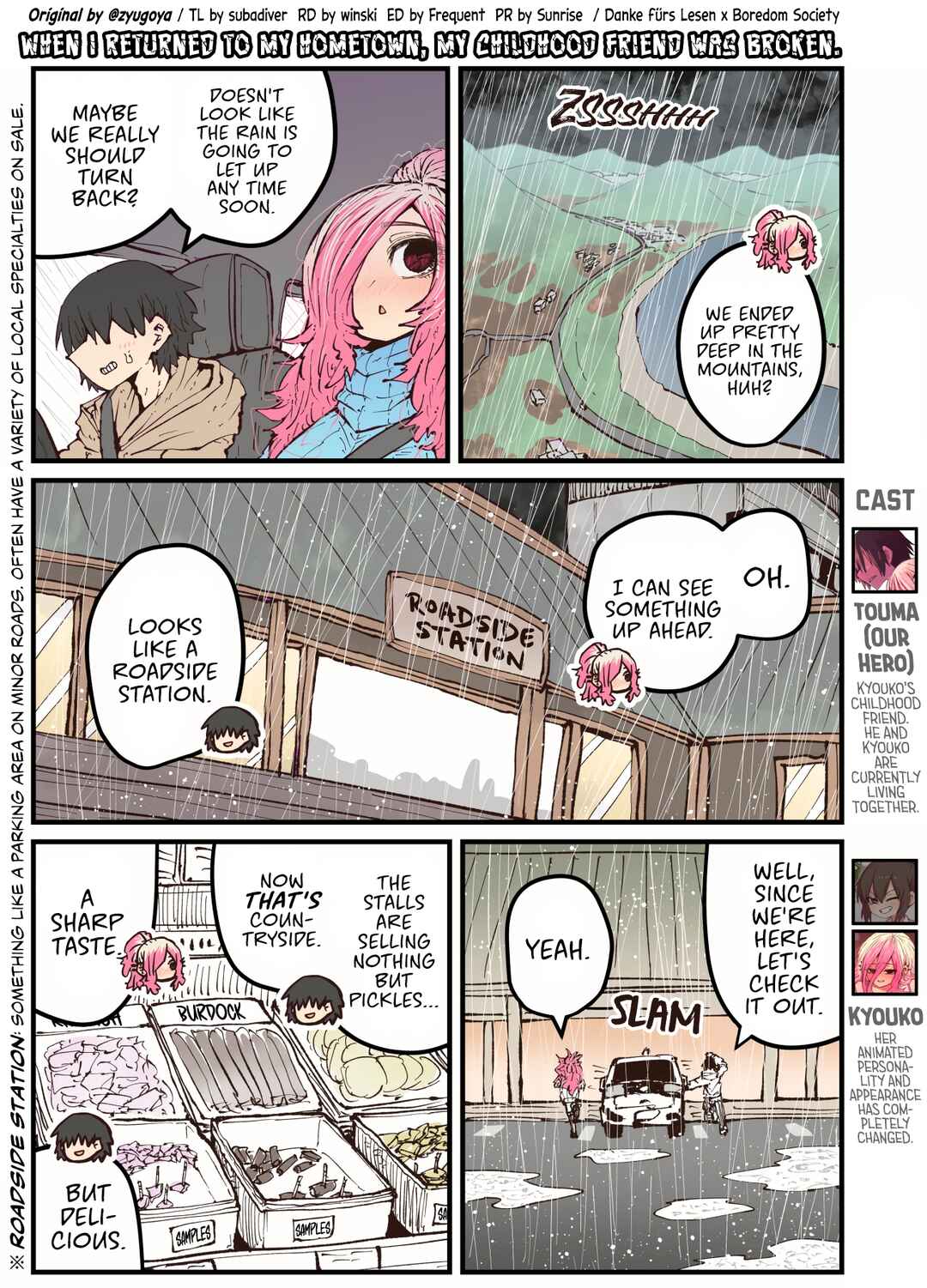 When I Returned to My Hometown, My Childhood Friend was Broken Chapter 36 page 0