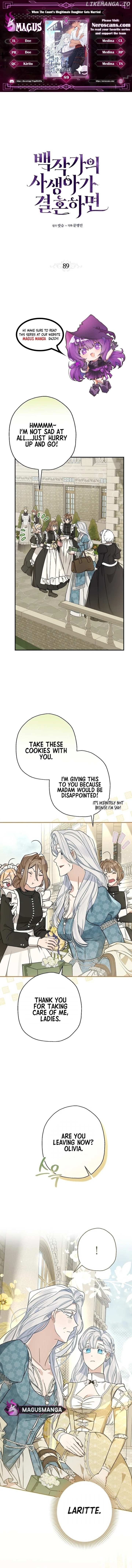 When The Count’s Illegitimate Daughter Gets Married Chapter 89 page 0