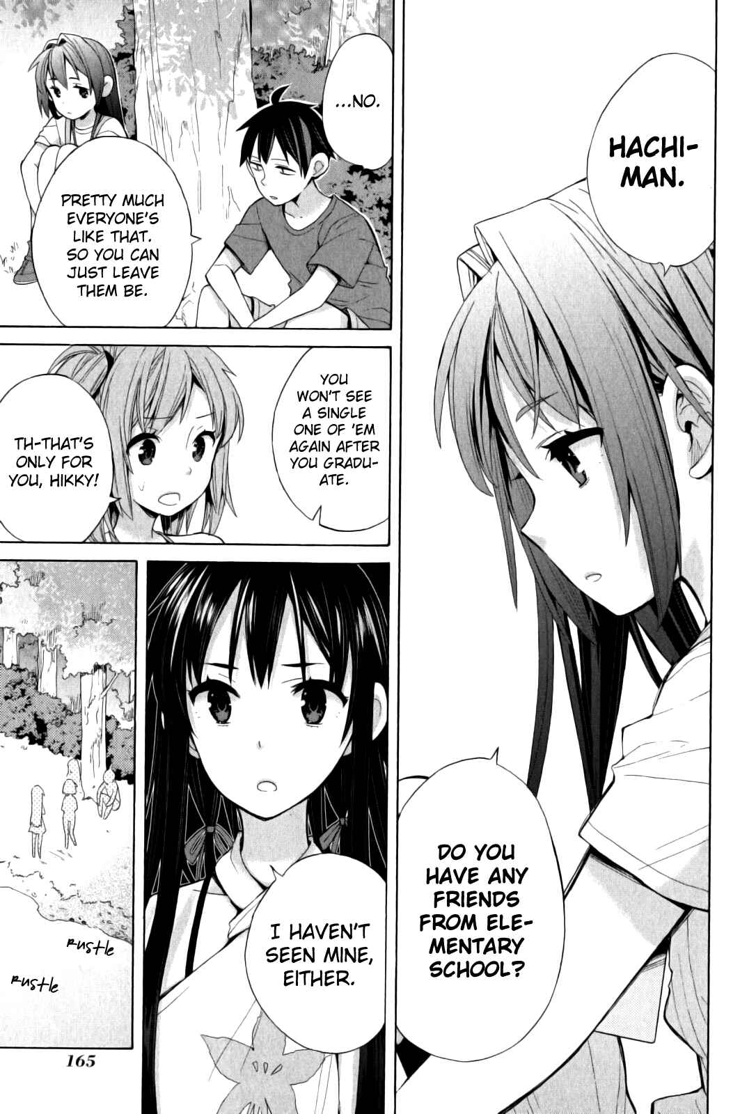 Yahari Ore no Seishun Love Come wa Machigatteiru.: Monologue Chapter 16 page 22