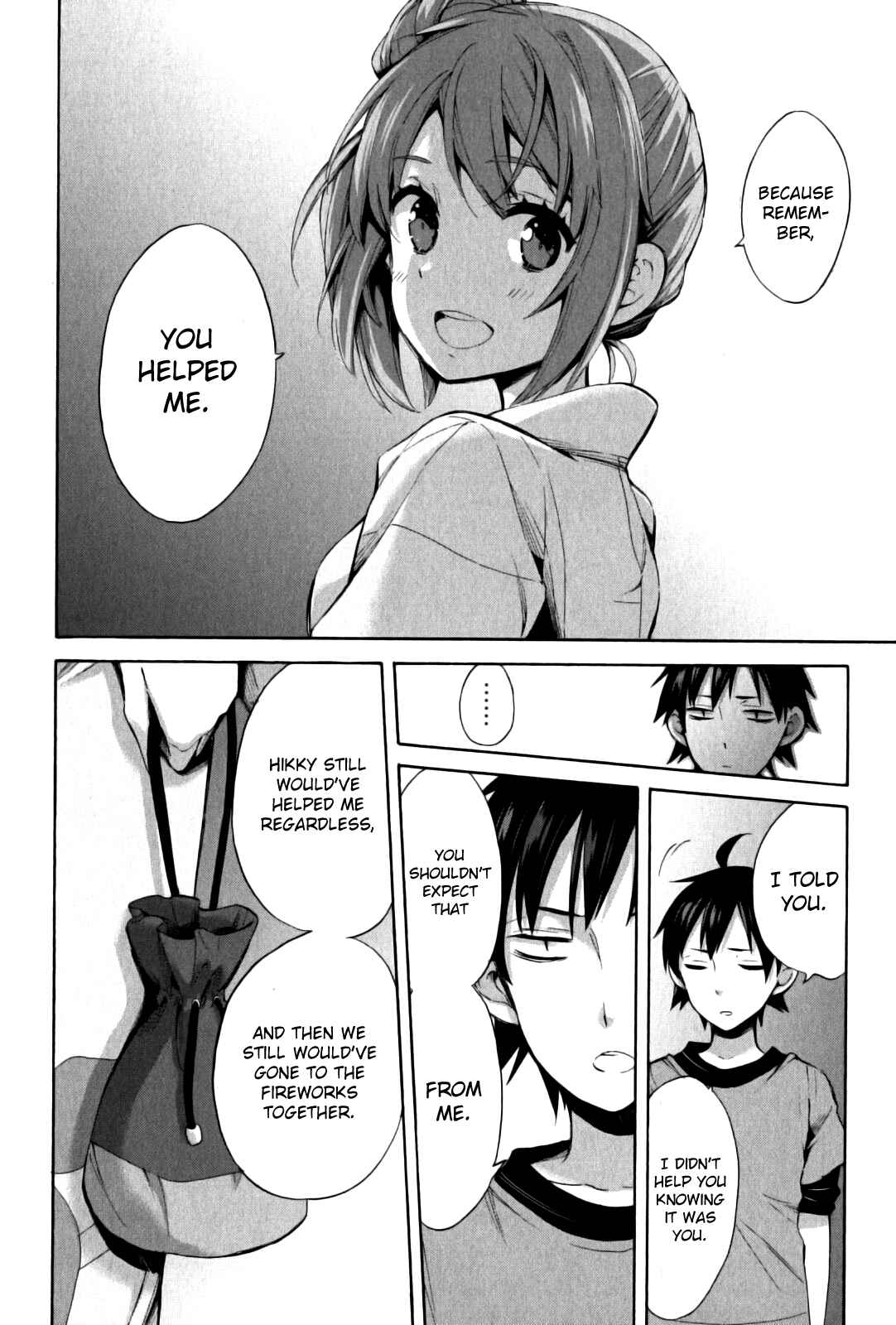 Yahari Ore no Seishun Love Come wa Machigatteiru.: Monologue Chapter 20 page 24