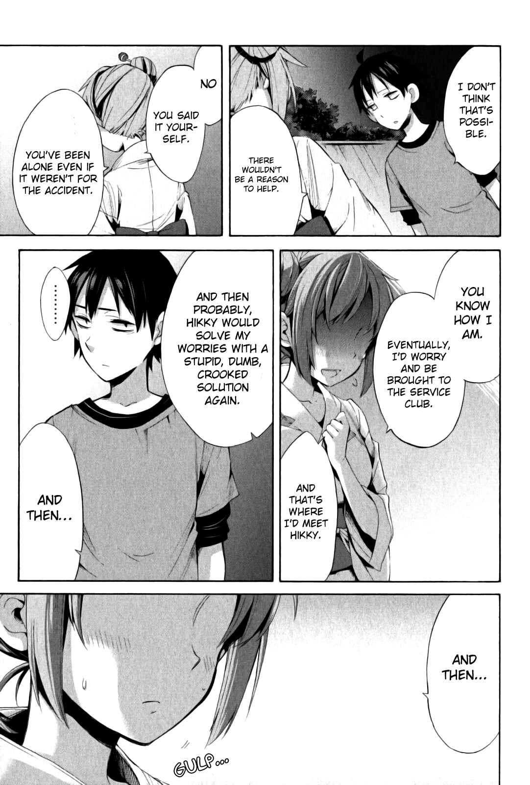 Yahari Ore no Seishun Love Come wa Machigatteiru.: Monologue Chapter 20 page 25