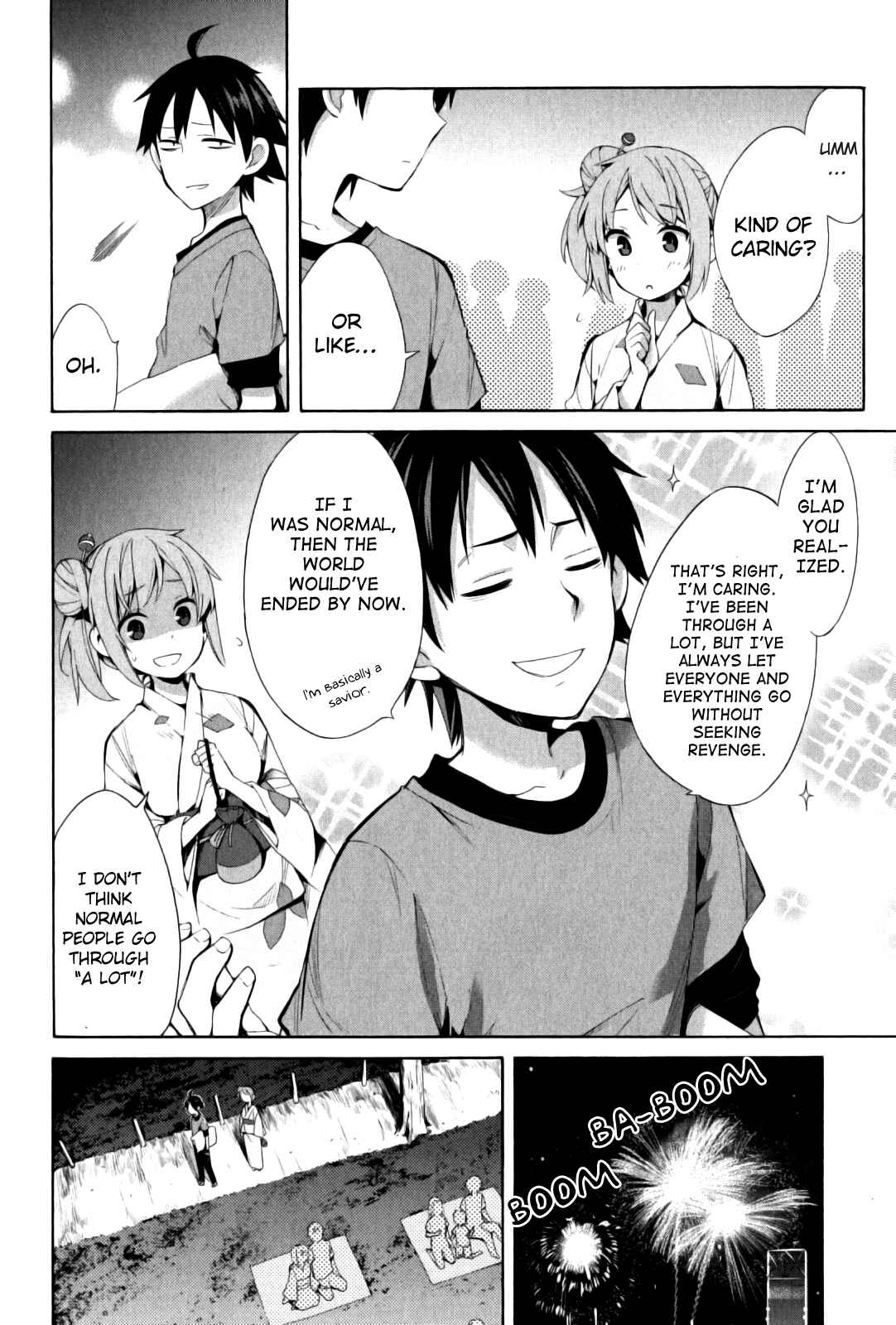 Yahari Ore no Seishun Love Come wa Machigatteiru.: Monologue Chapter 20 page 2