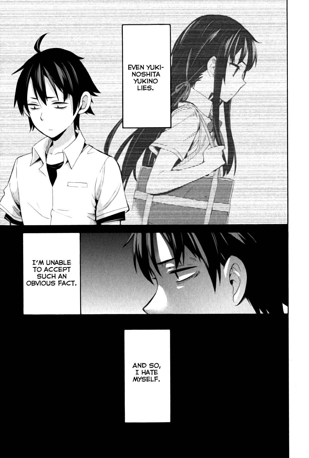 Yahari Ore no Seishun Love Come wa Machigatteiru.: Monologue Chapter 20 page 35