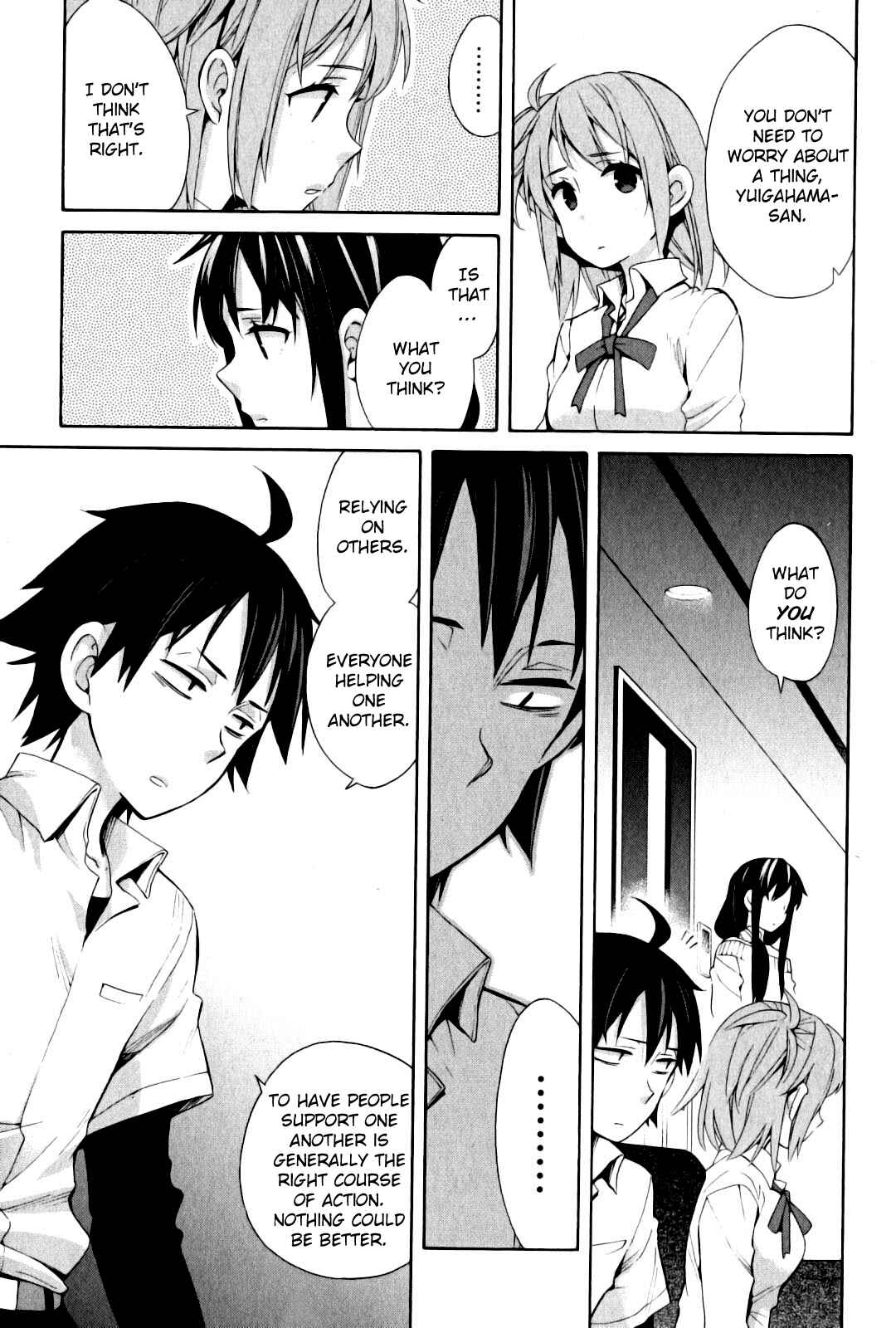 Yahari Ore no Seishun Love Come wa Machigatteiru.: Monologue Chapter 23 page 12