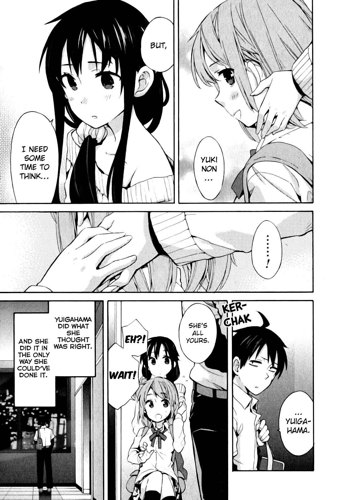 Yahari Ore no Seishun Love Come wa Machigatteiru.: Monologue Chapter 23 page 18