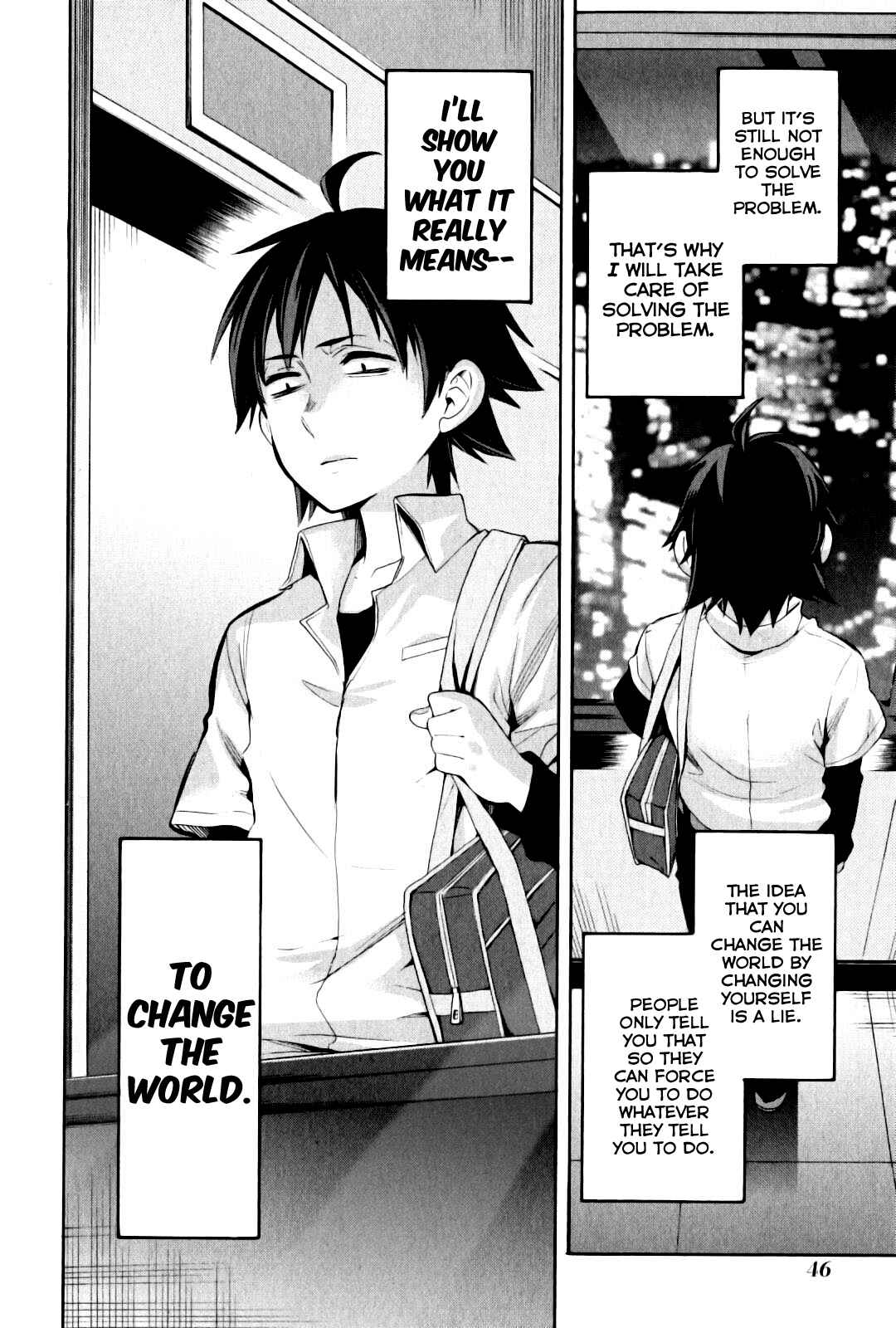Yahari Ore no Seishun Love Come wa Machigatteiru.: Monologue Chapter 23 page 19