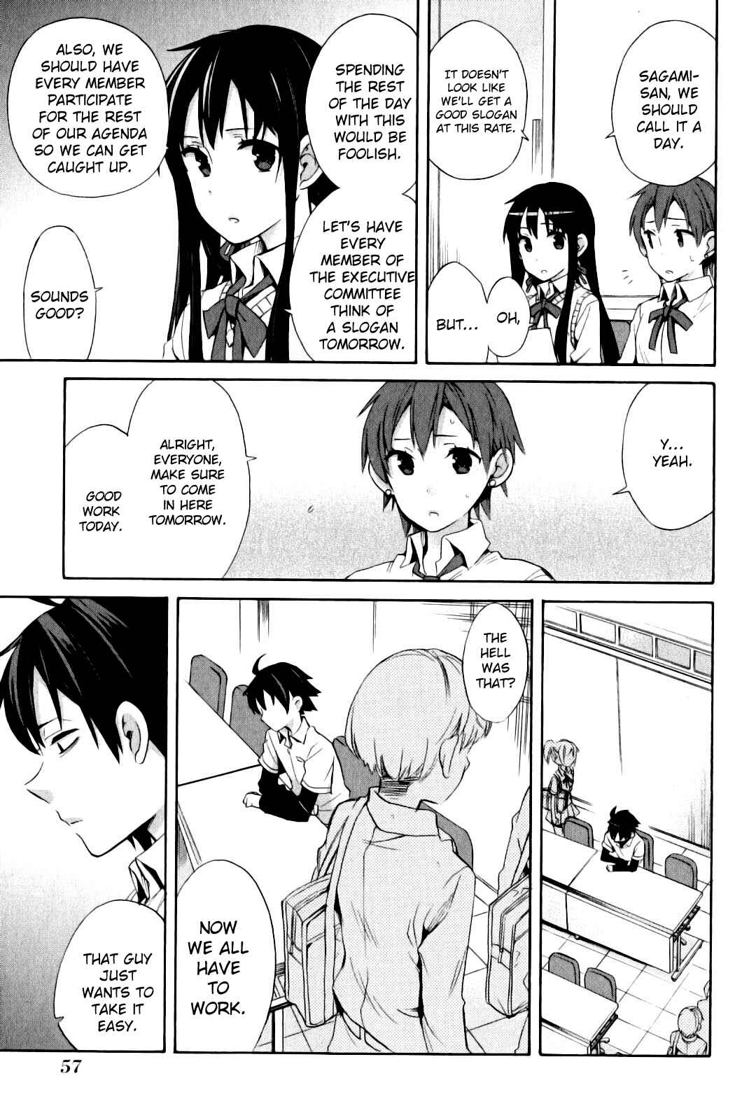 Yahari Ore no Seishun Love Come wa Machigatteiru.: Monologue Chapter 23 page 30
