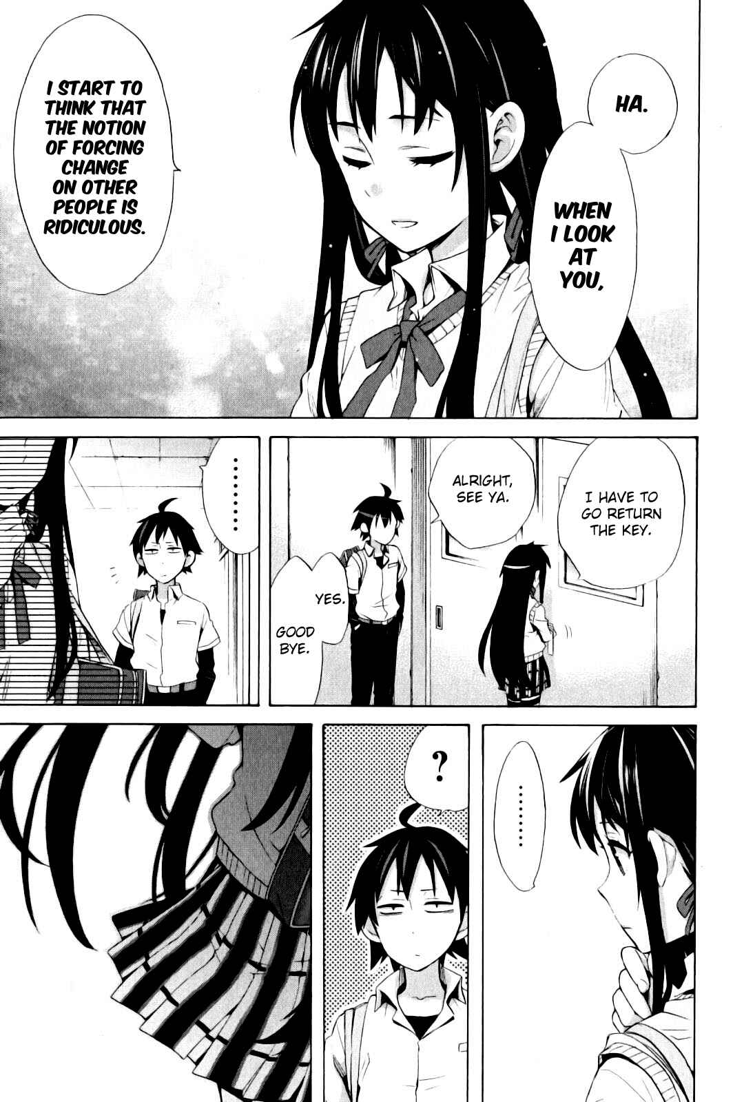 Yahari Ore no Seishun Love Come wa Machigatteiru.: Monologue Chapter 23 page 34