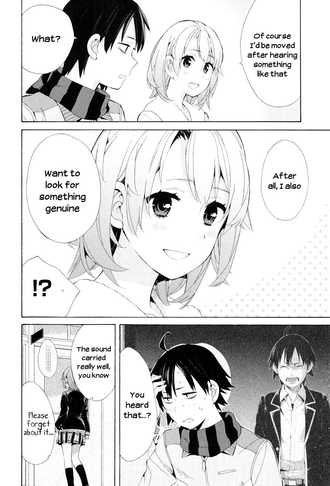 Yahari Ore no Seishun Love Come wa Machigatteiru.: Monologue Chapter 44 page 11