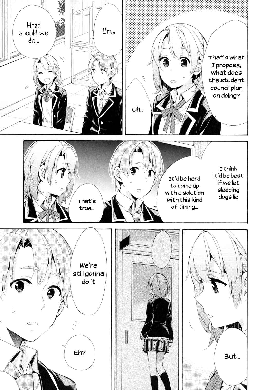 Yahari Ore no Seishun Love Come wa Machigatteiru.: Monologue Chapter 44 page 20