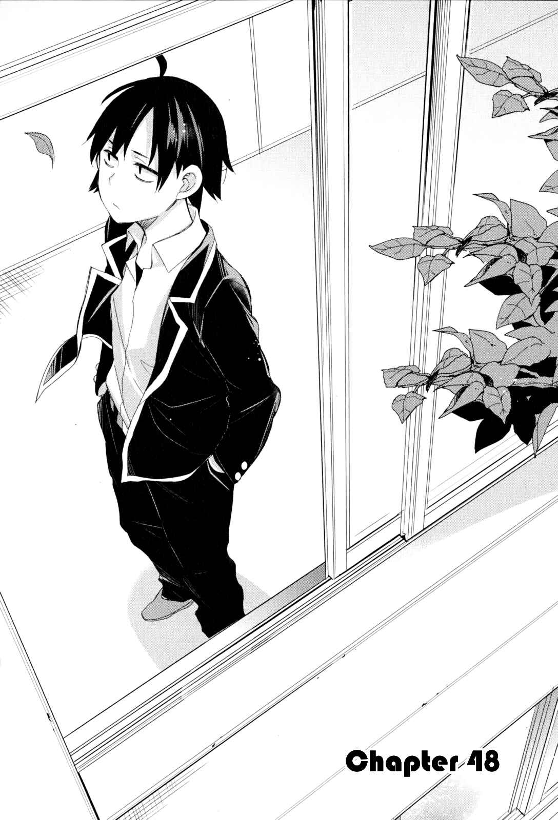 Yahari Ore no Seishun Love Come wa Machigatteiru.: Monologue Chapter 48 page 0