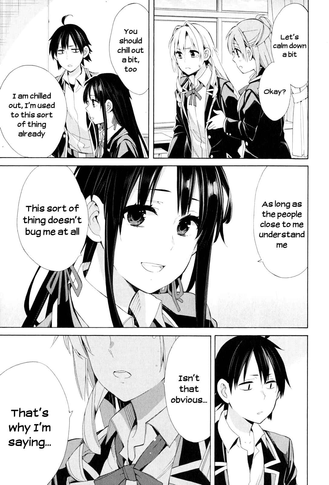 Yahari Ore no Seishun Love Come wa Machigatteiru.: Monologue Chapter 48 page 20