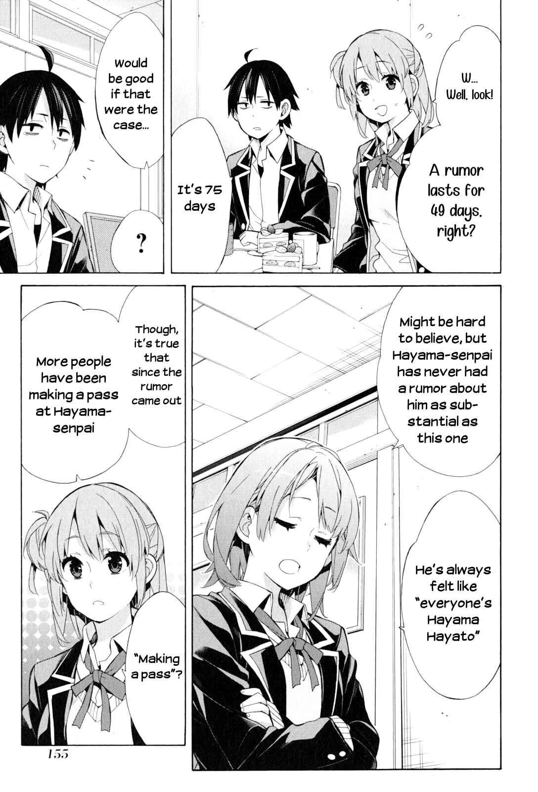 Yahari Ore no Seishun Love Come wa Machigatteiru.: Monologue Chapter 48 page 4