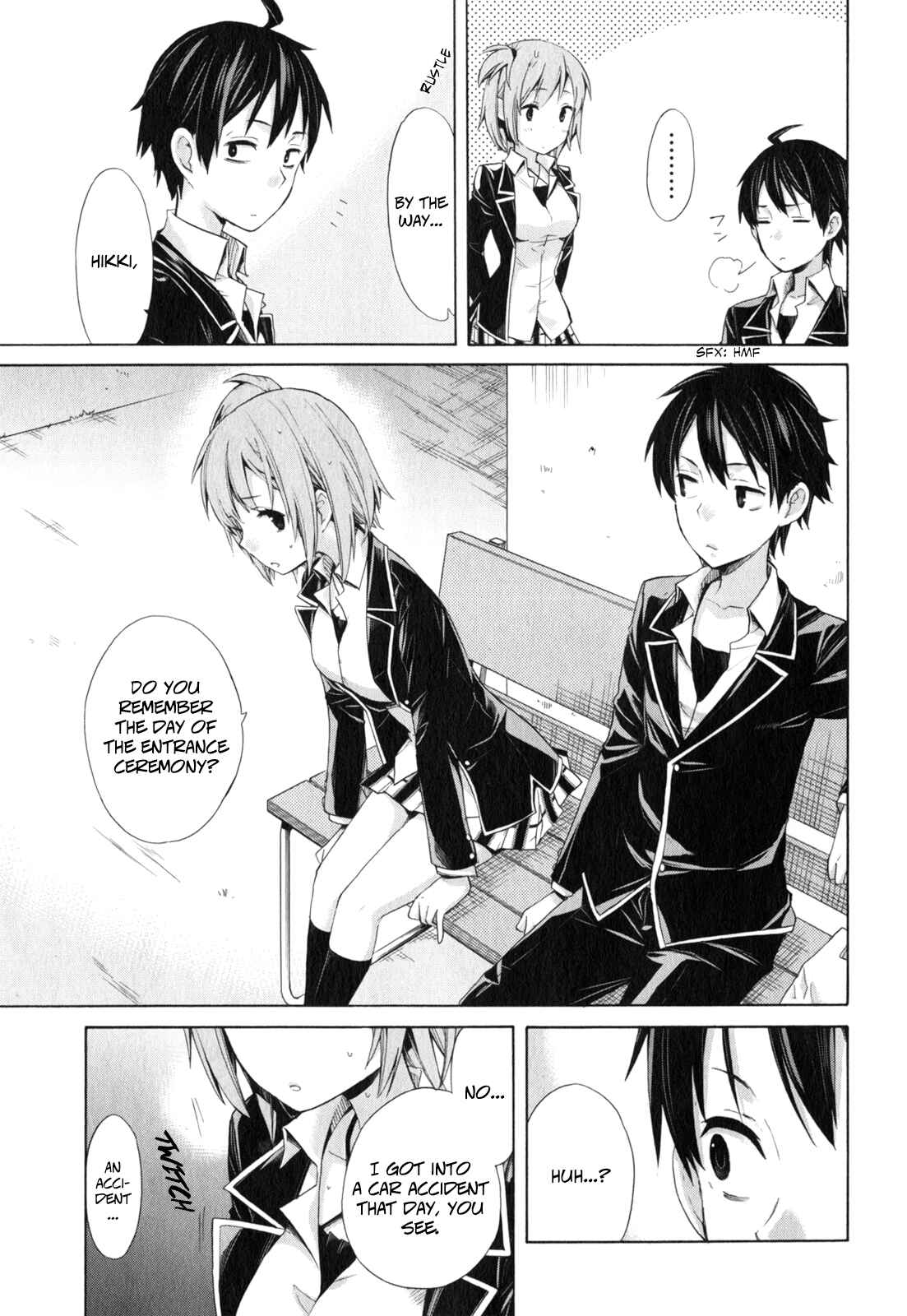 Yahari Ore no Seishun Love Come wa Machigatteiru.: Monologue Chapter 5 page 10