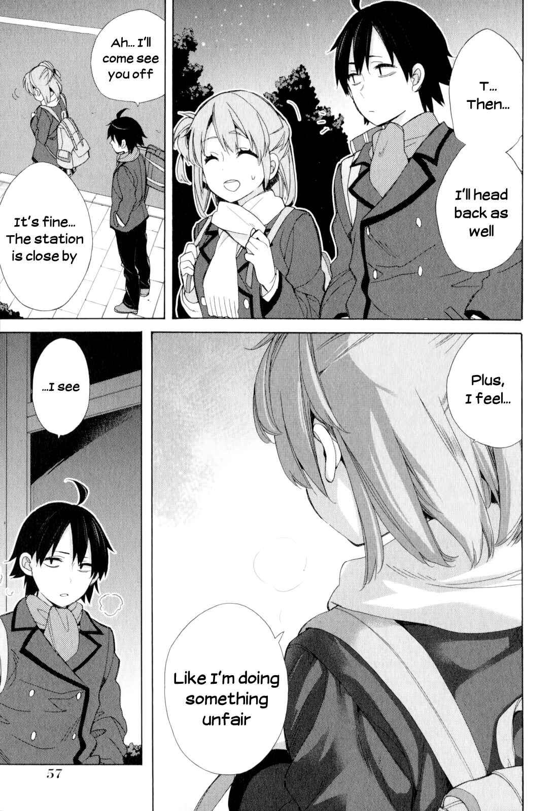 Yahari Ore no Seishun Love Come wa Machigatteiru.: Monologue Chapter 55 page 22