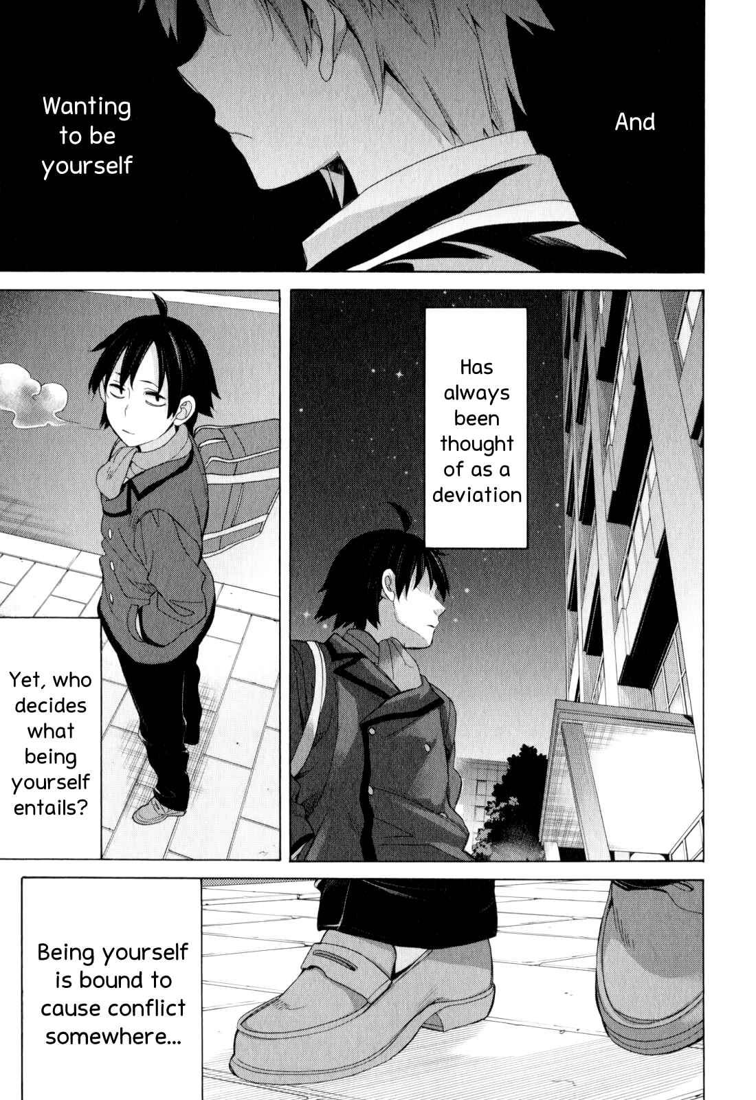 Yahari Ore no Seishun Love Come wa Machigatteiru.: Monologue Chapter 55 page 24