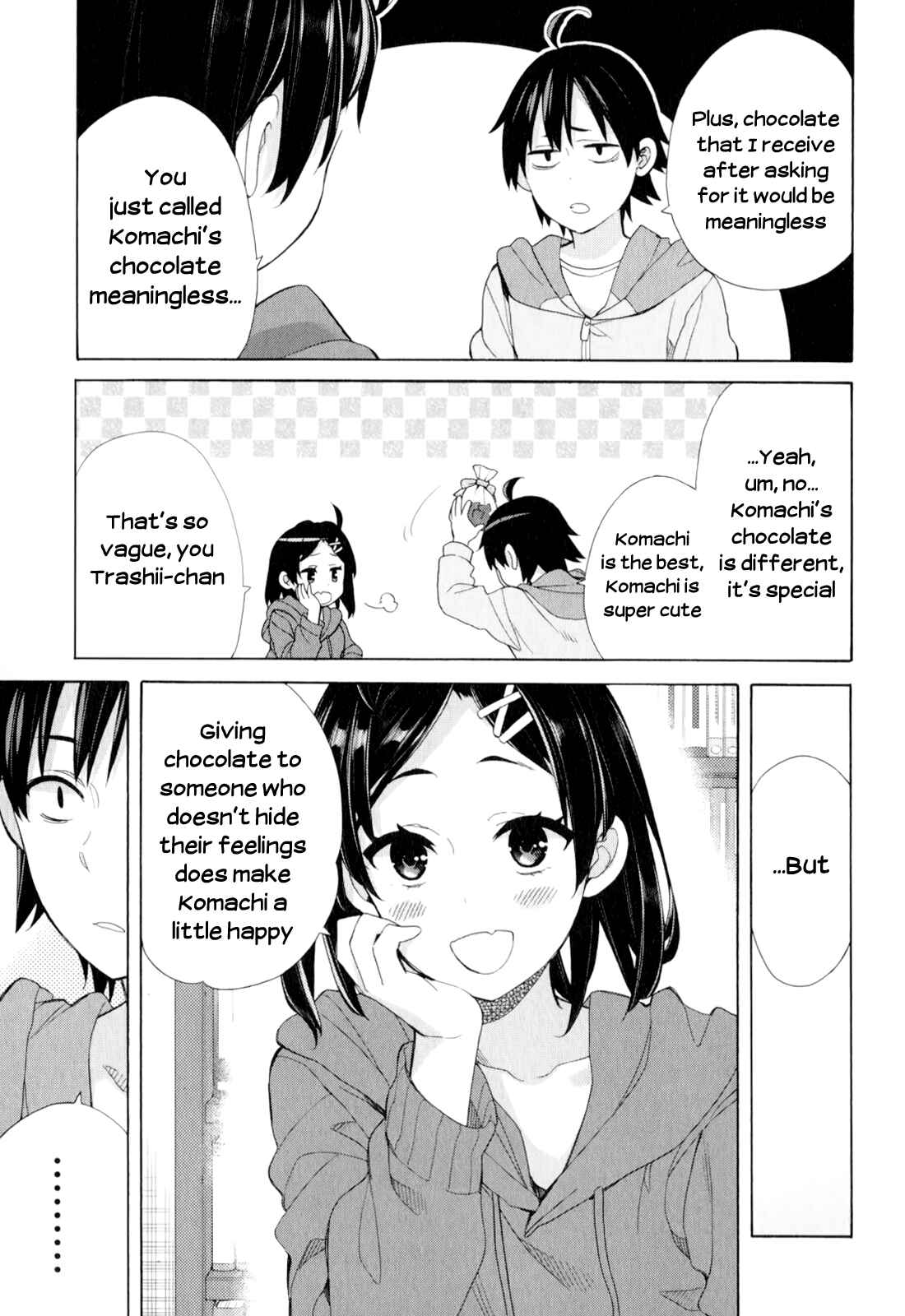 Yahari Ore no Seishun Love Come wa Machigatteiru.: Monologue Chapter 57 page 8