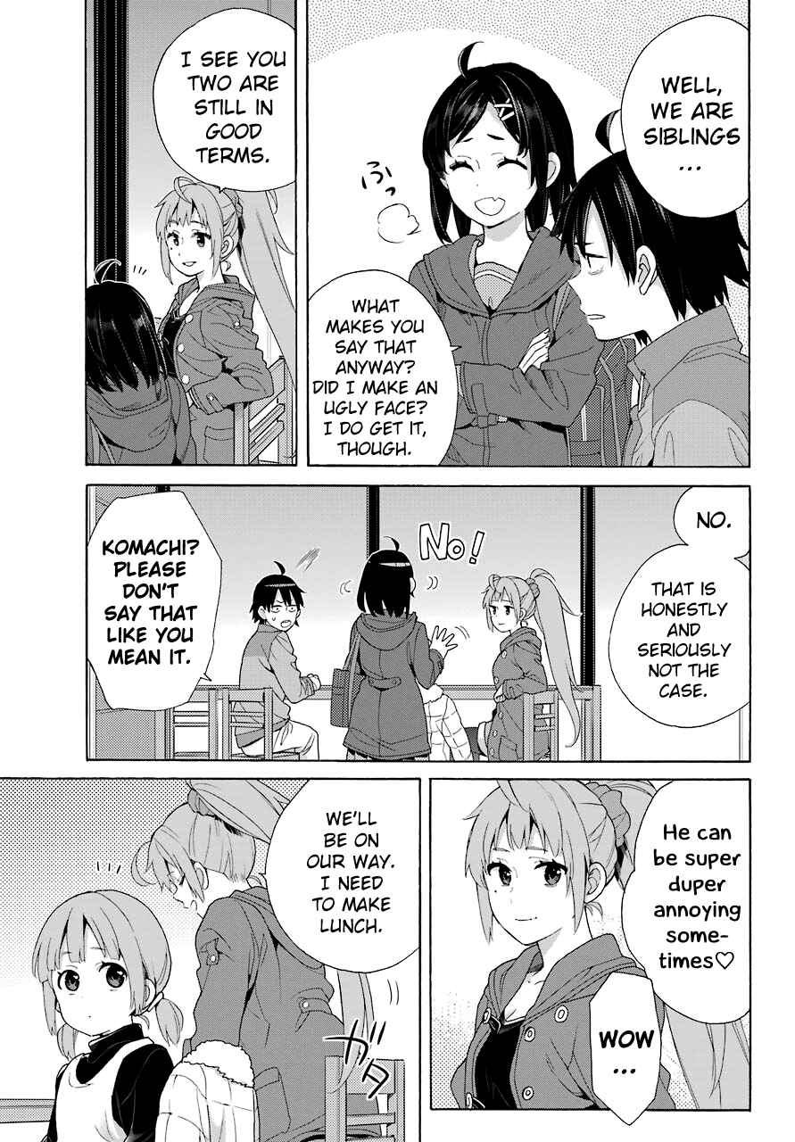Yahari Ore no Seishun Love Come wa Machigatteiru.: Monologue Chapter 63 page 14